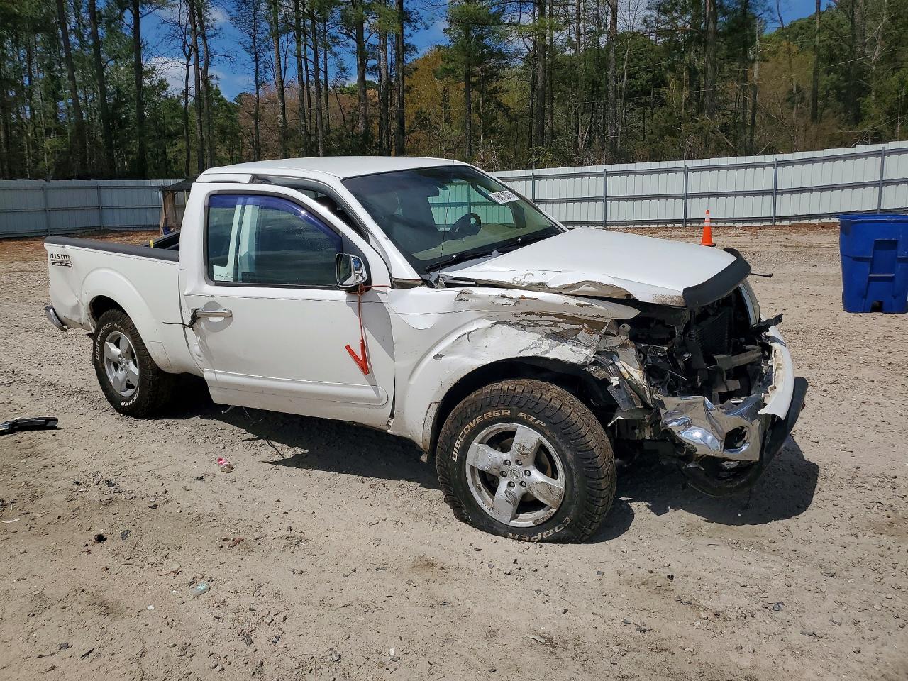 2006 Nissan Frontier Se White vin: 1N6AD06W86C425216