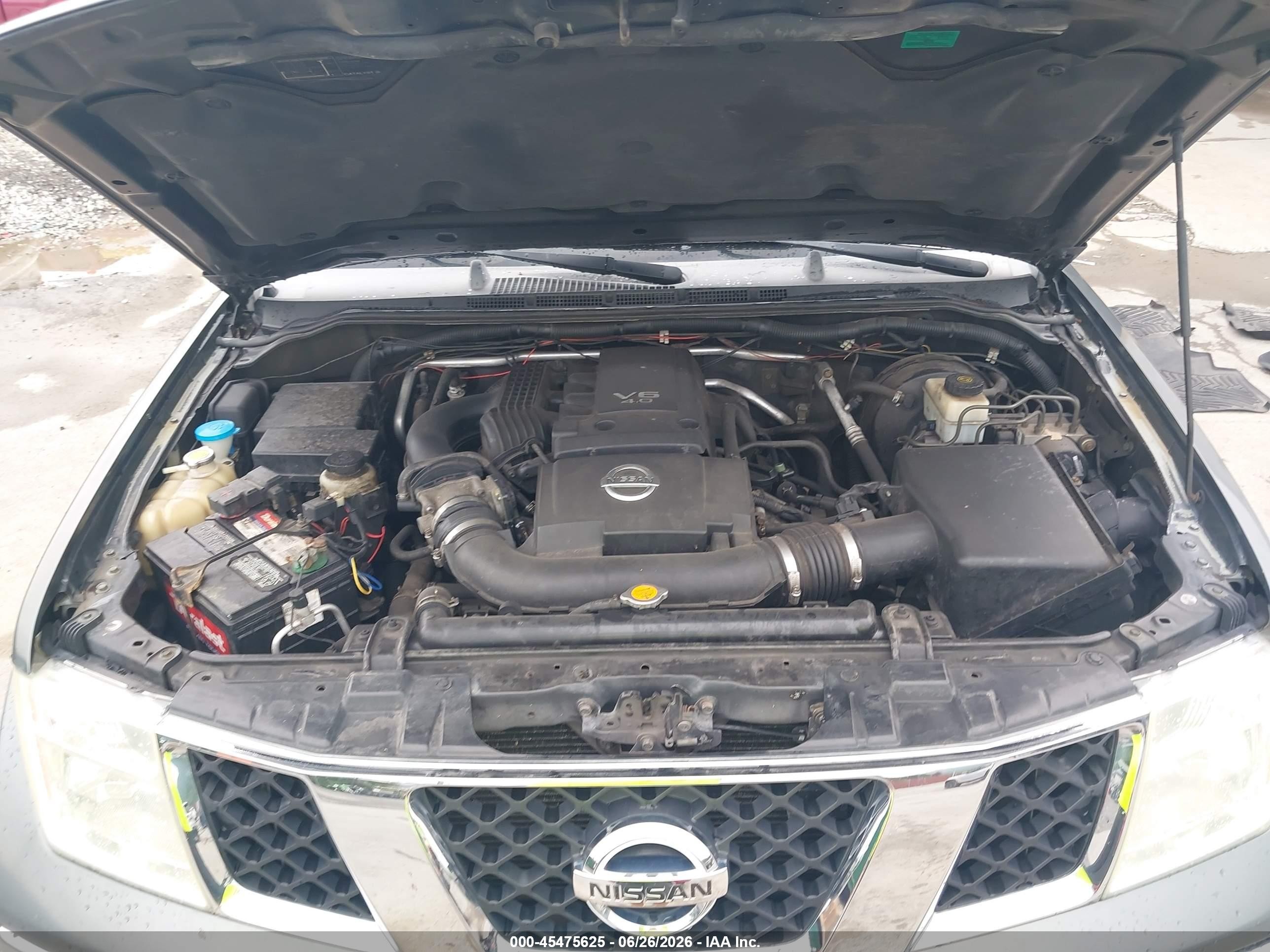 2006 Nissan Frontier Se Серый vin: 1N6AD06W86C451055