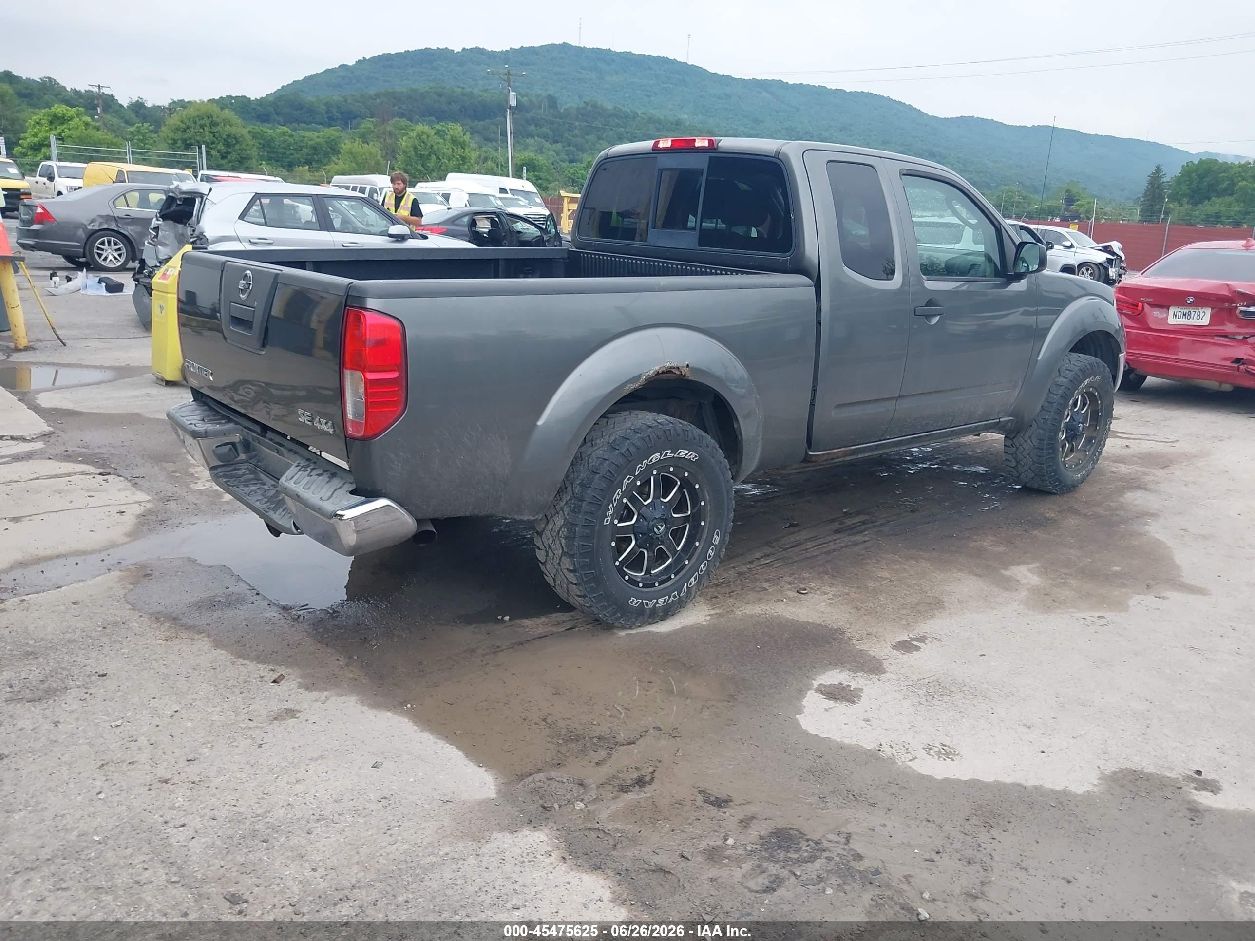 2006 Nissan Frontier Se Серый vin: 1N6AD06W86C451055