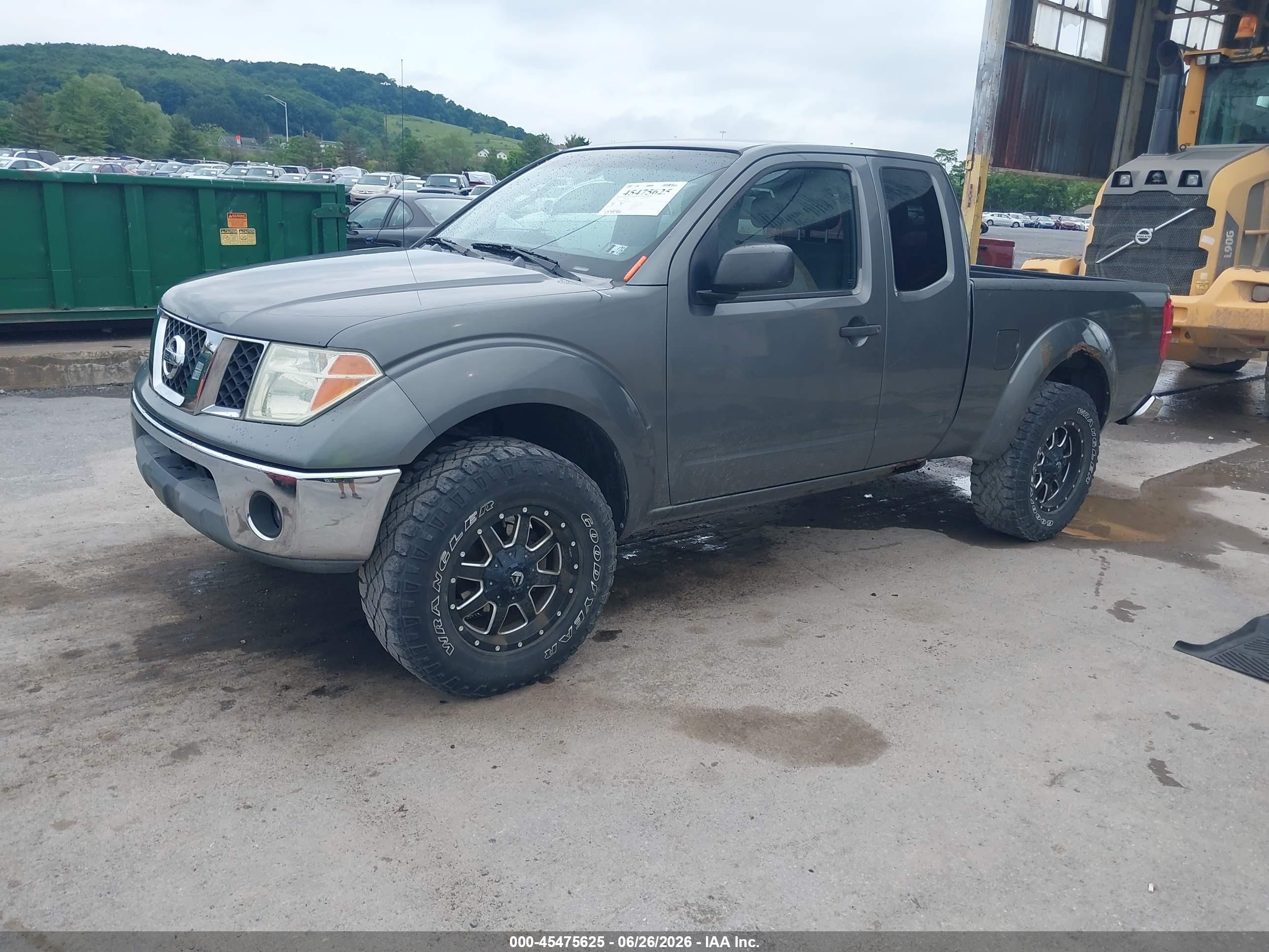 2006 Nissan Frontier Se Серый vin: 1N6AD06W86C451055