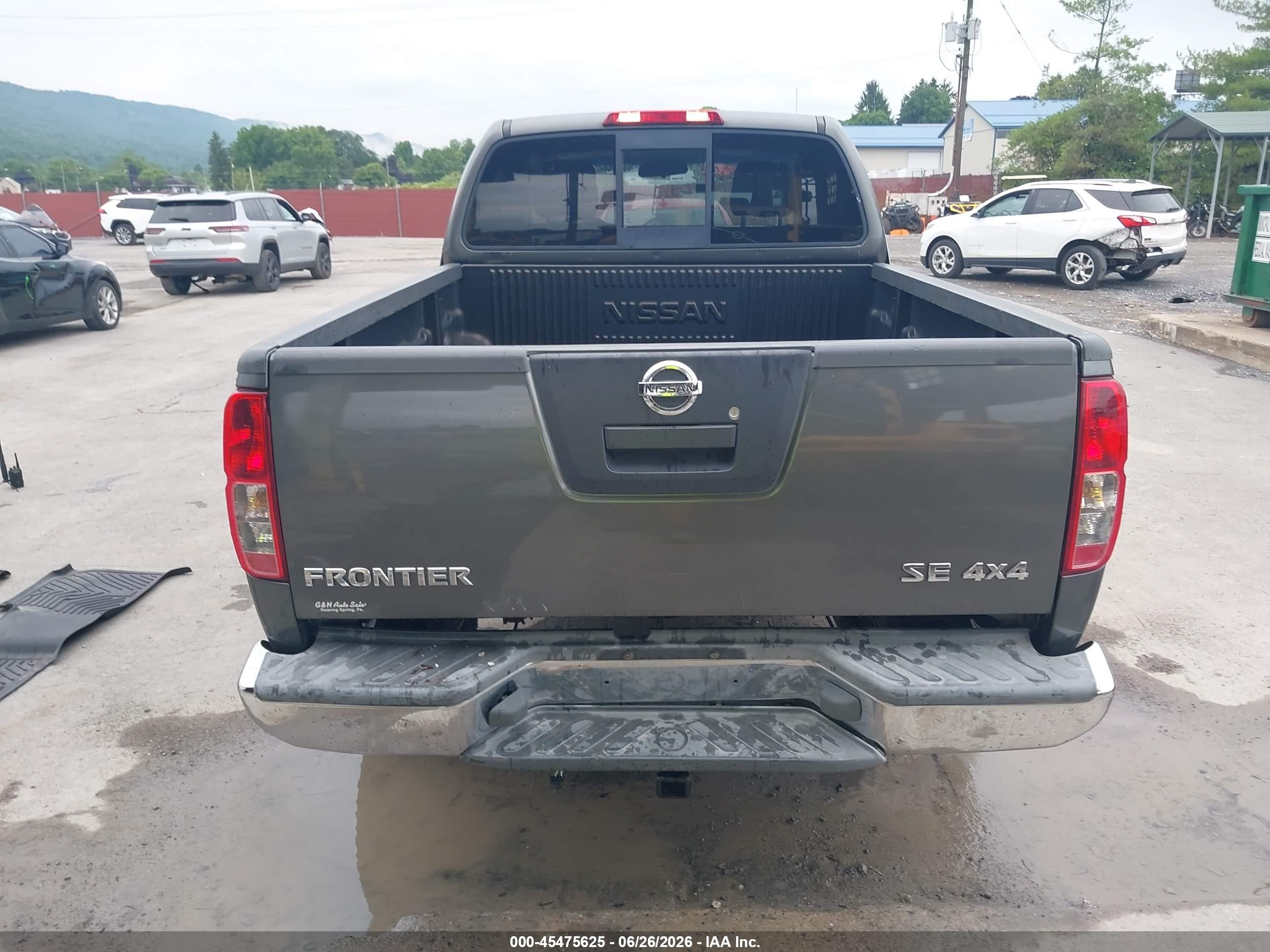 2006 Nissan Frontier Se Серый vin: 1N6AD06W86C451055