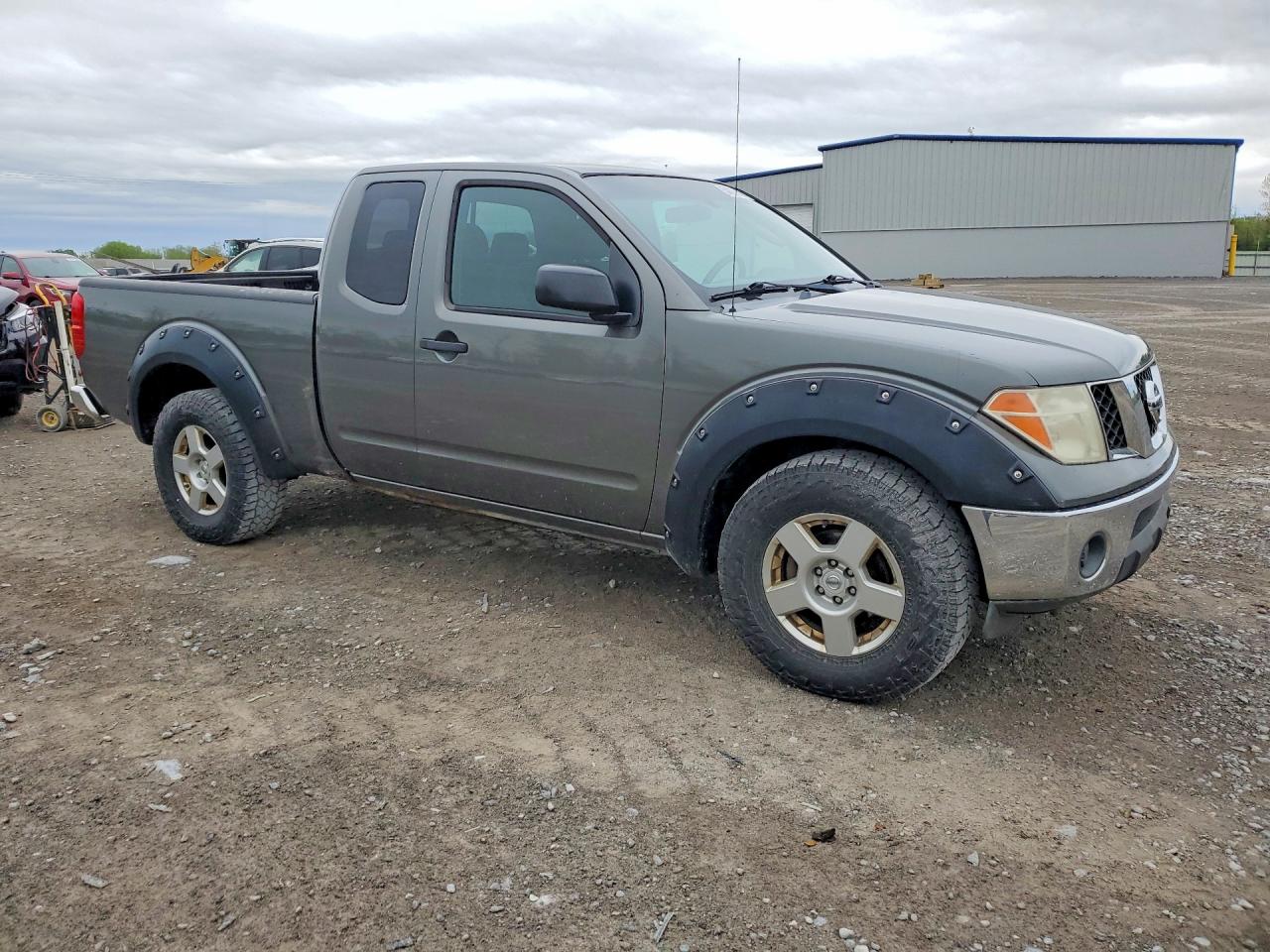 2008 Nissan Frontier Se V6 Gray vin: 1N6AD06W88C427342
