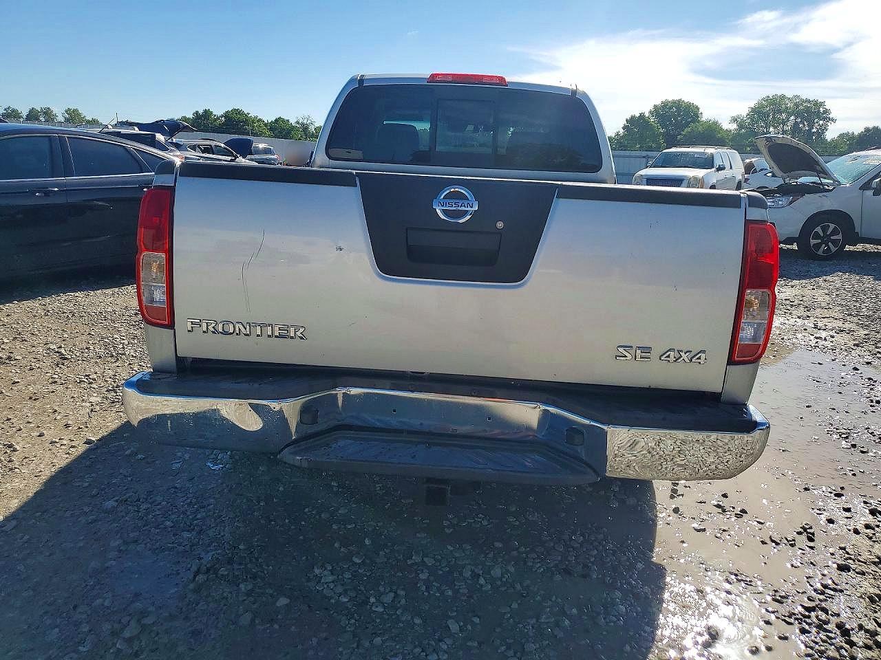 2008 Nissan Frontier Se V6 Silver vin: 1N6AD06W88C438955