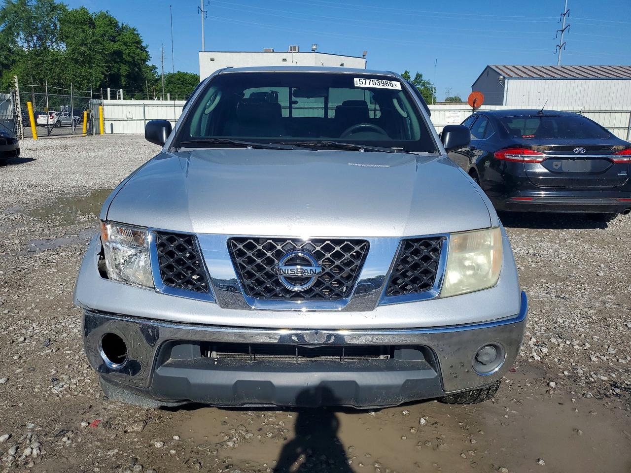 2008 Nissan Frontier Se V6 Silver vin: 1N6AD06W88C438955