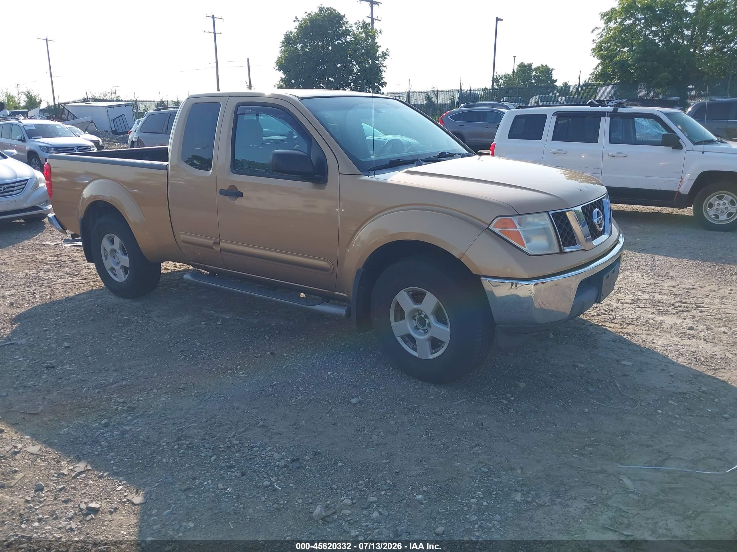 2005 Nissan Frontier 4wd Se Tan vin: 1N6AD06W95C408908
