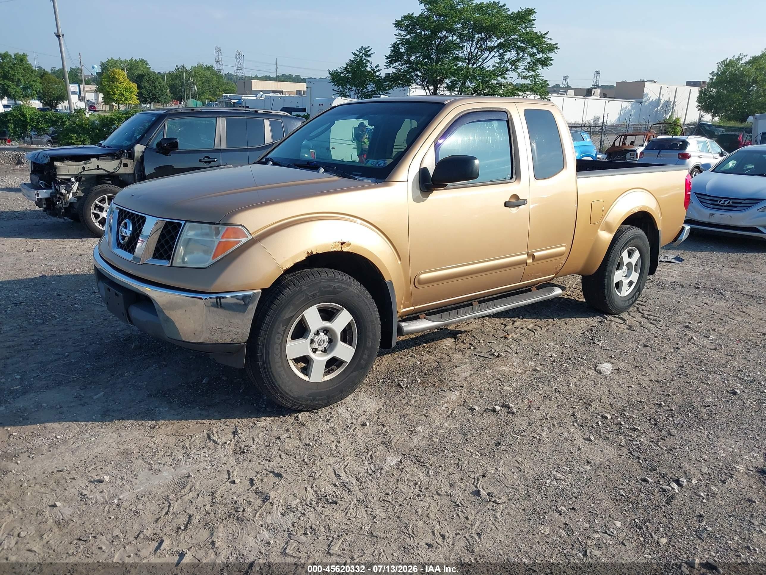 2005 Nissan Frontier 4wd Se Tan vin: 1N6AD06W95C408908