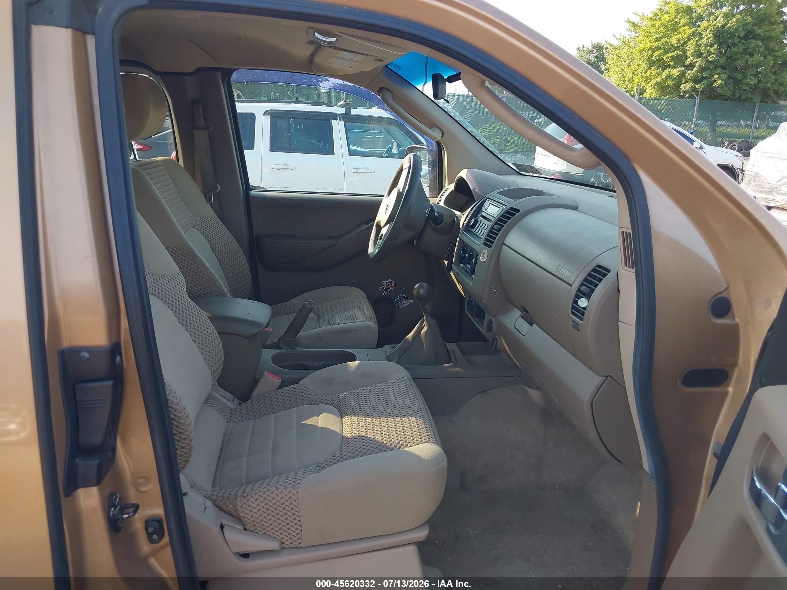 2005 Nissan Frontier 4wd Se Tan vin: 1N6AD06W95C408908