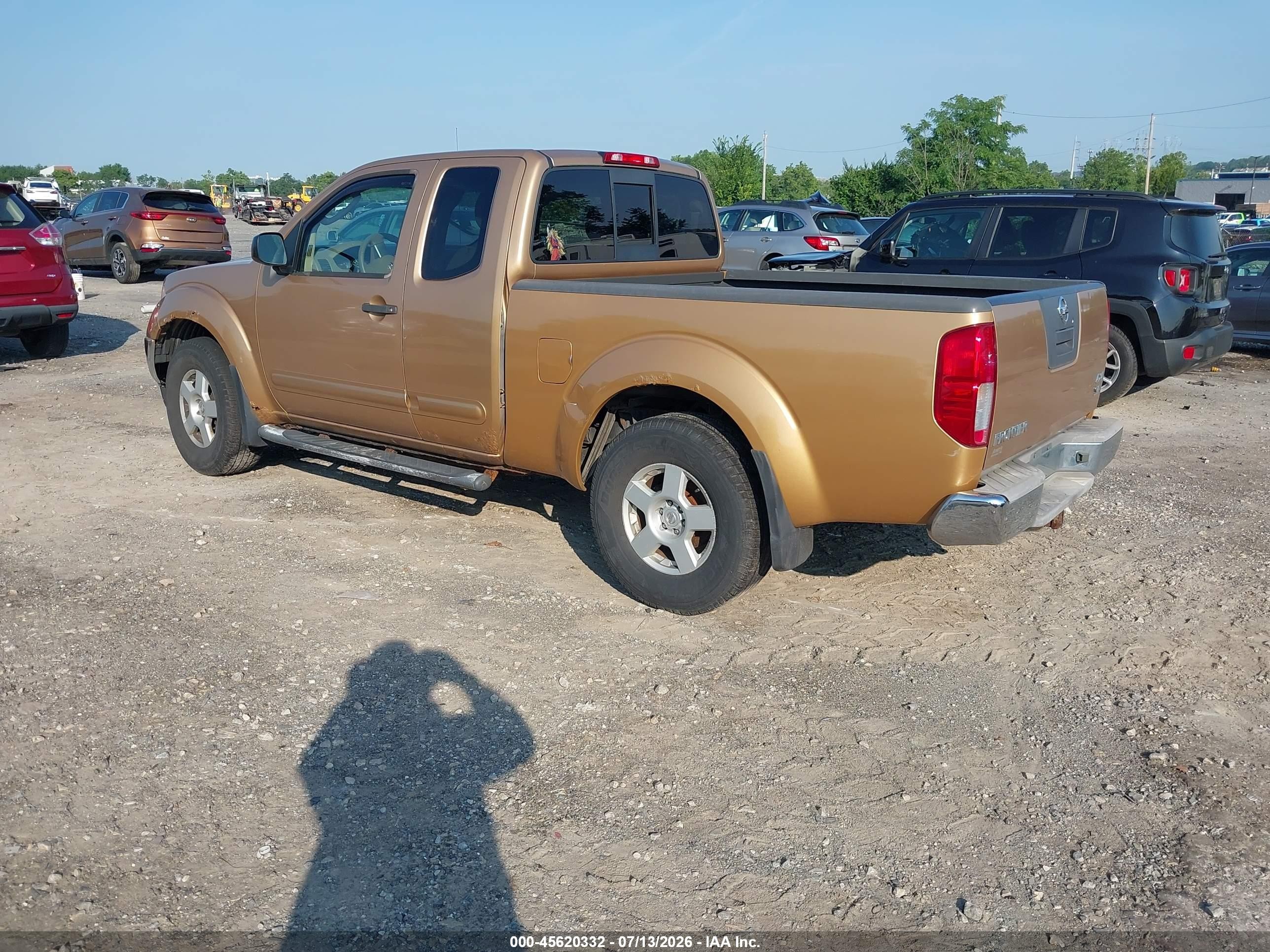 2005 Nissan Frontier 4wd Se Tan vin: 1N6AD06W95C408908