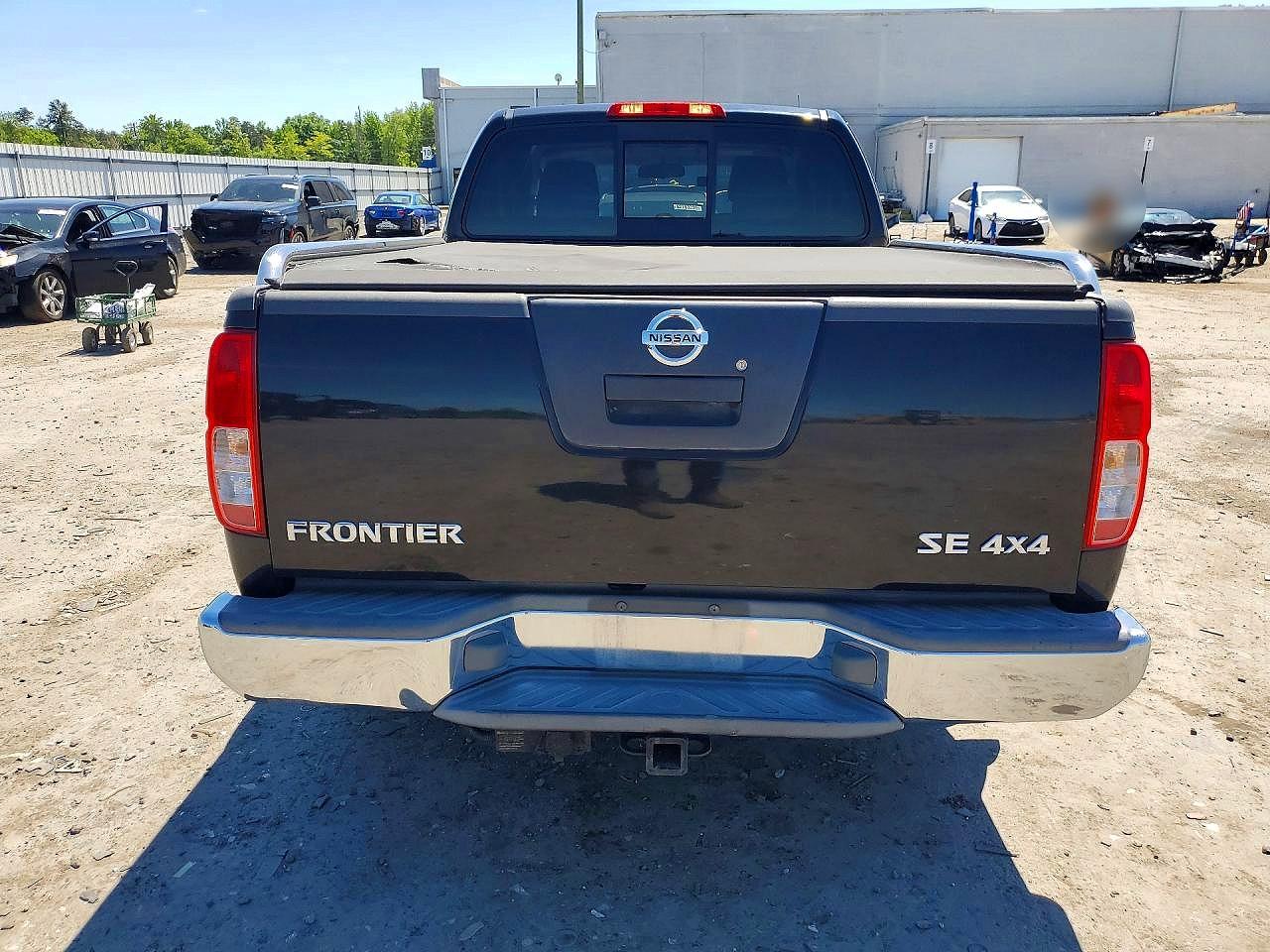 2005 Nissan Frontier Se Black vin: 1N6AD06W95C440421