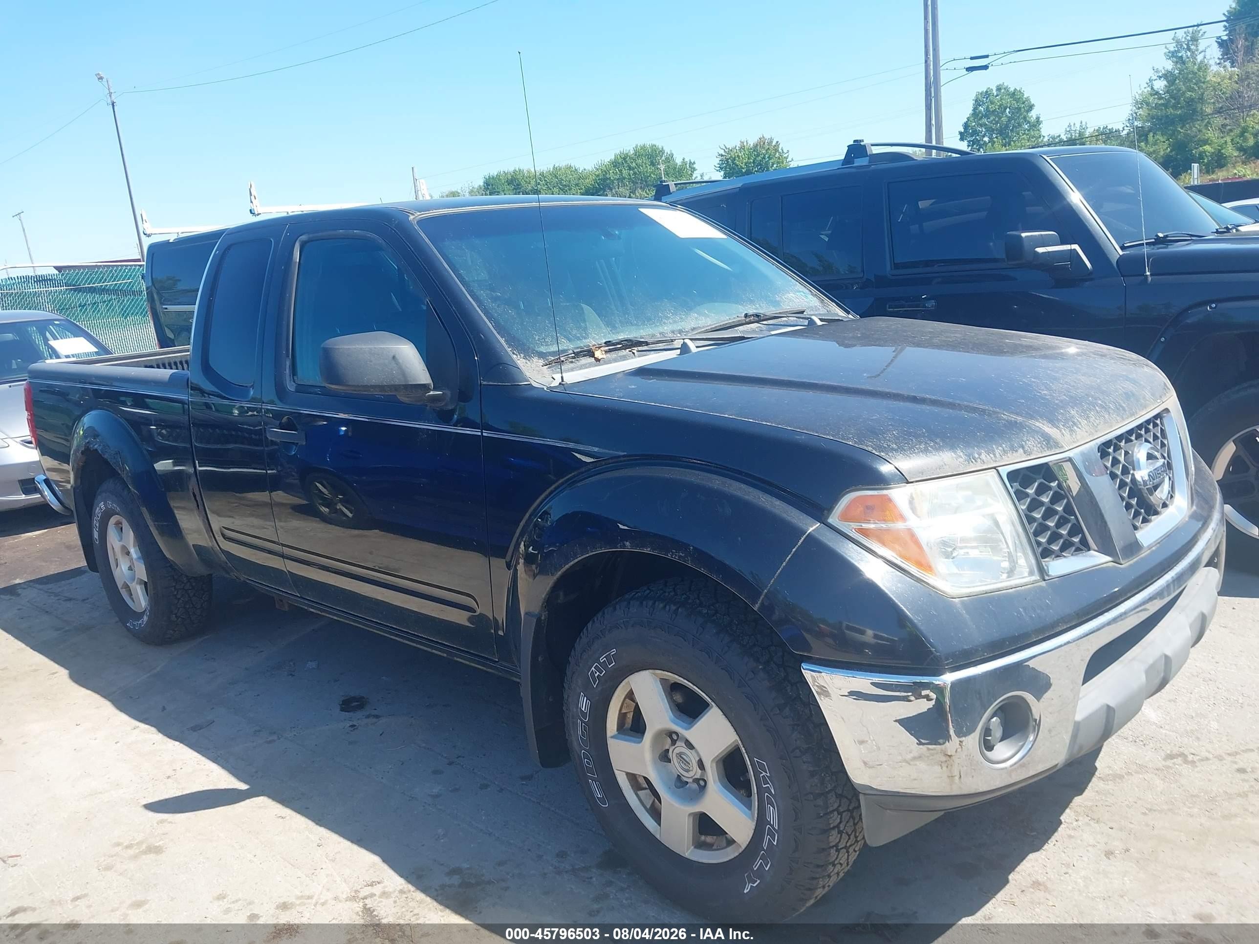 2006 Nissan Frontier Se Black vin: 1N6AD06W96C413723