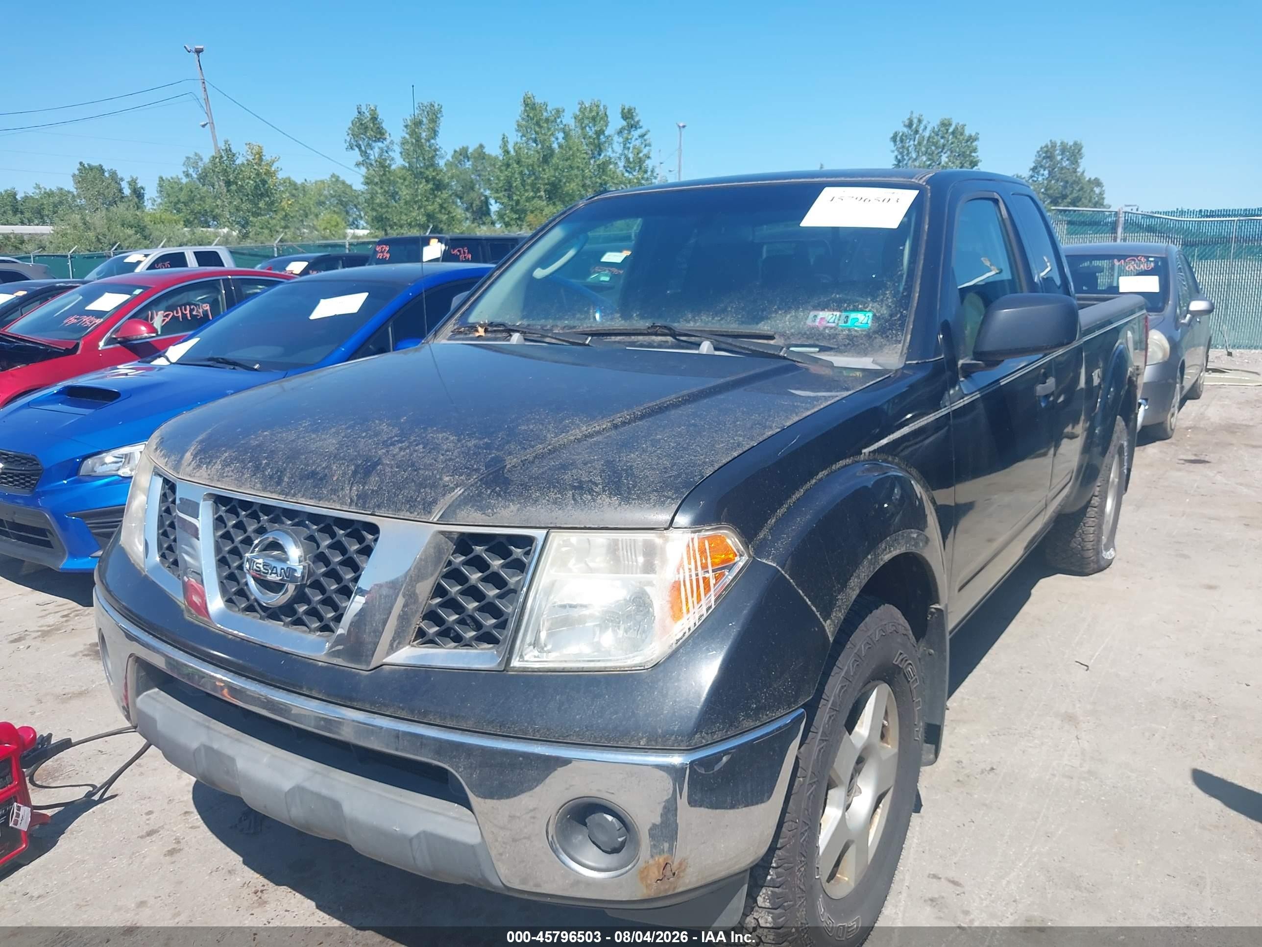 2006 Nissan Frontier Se Black vin: 1N6AD06W96C413723