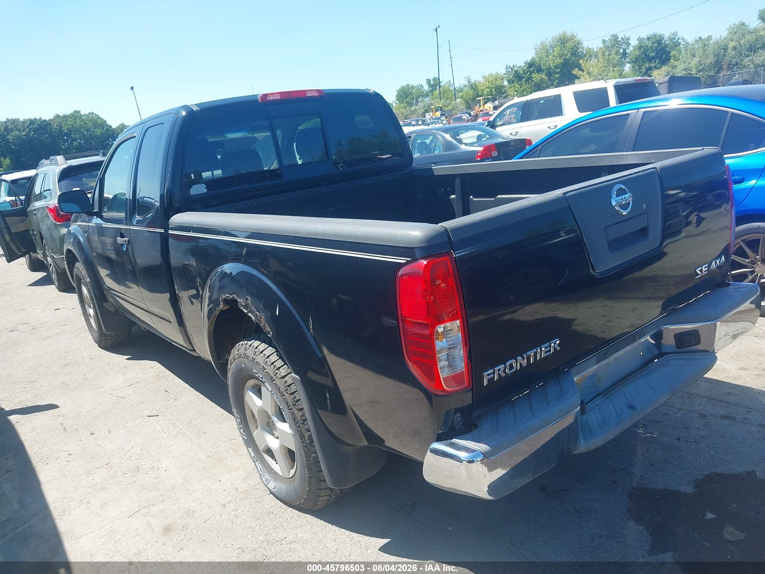 2006 Nissan Frontier Se Black vin: 1N6AD06W96C413723