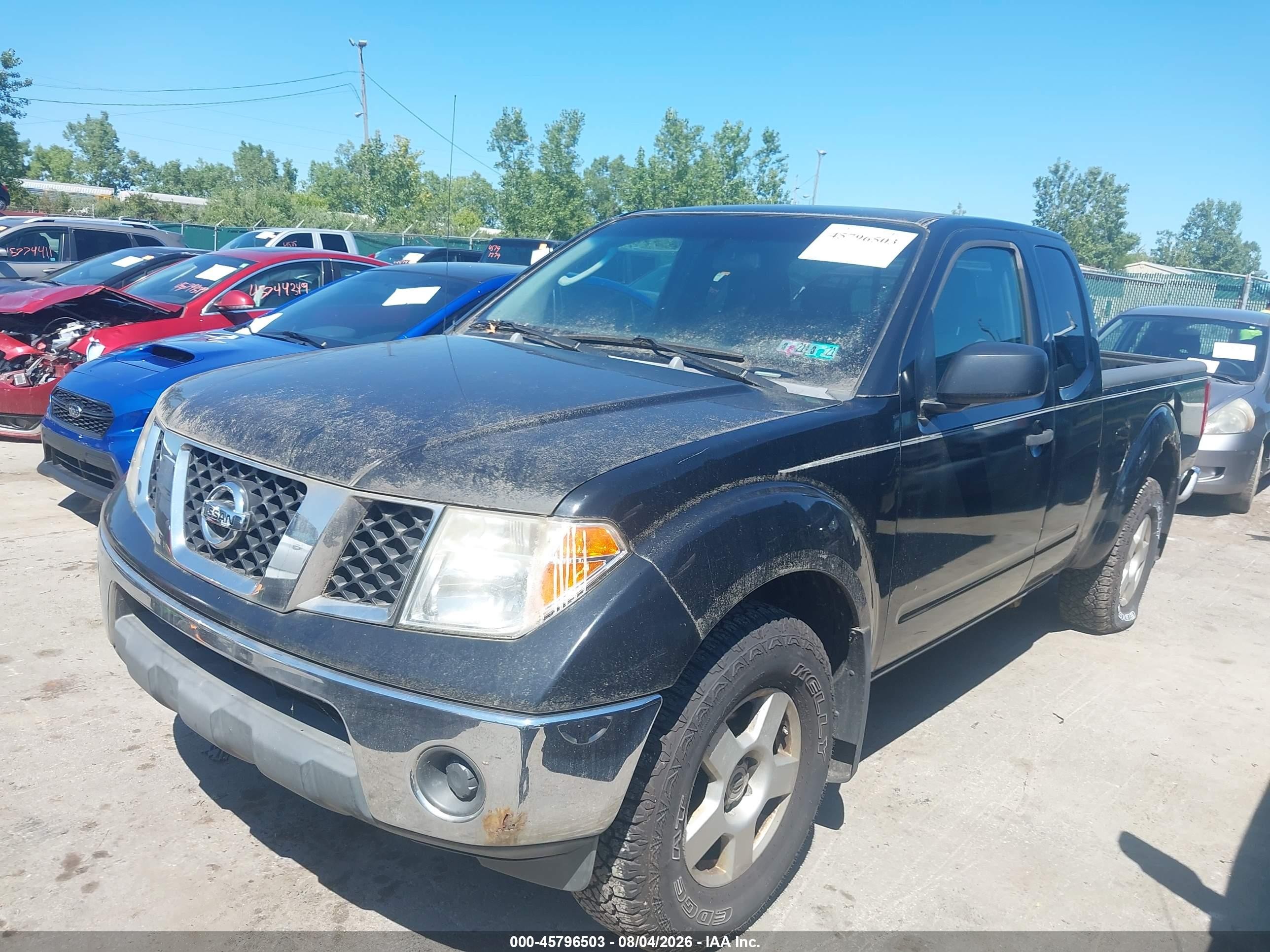 2006 Nissan Frontier Se Black vin: 1N6AD06W96C413723