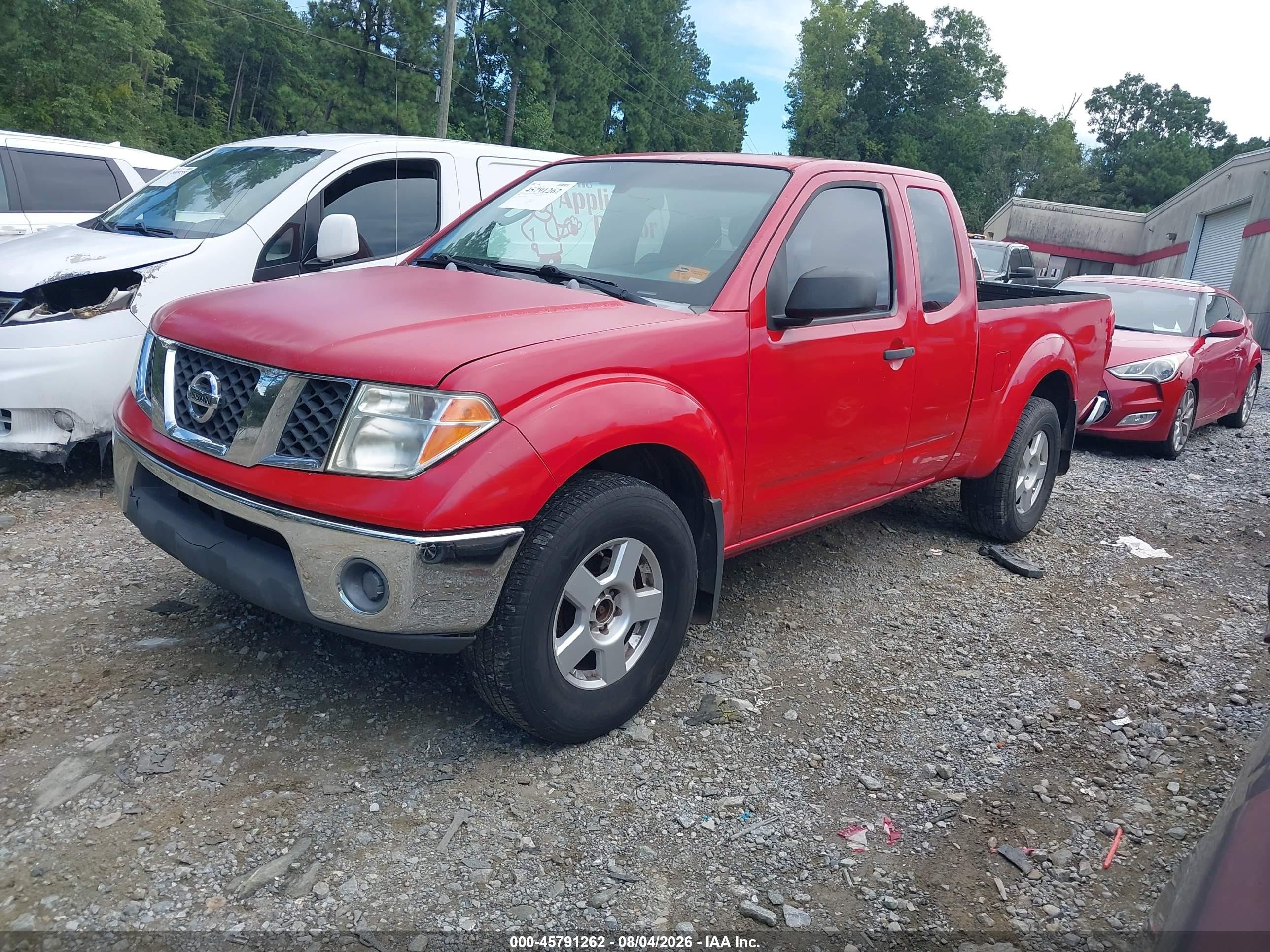 2006 Nissan Frontier Se Red vin: 1N6AD06W96C449704