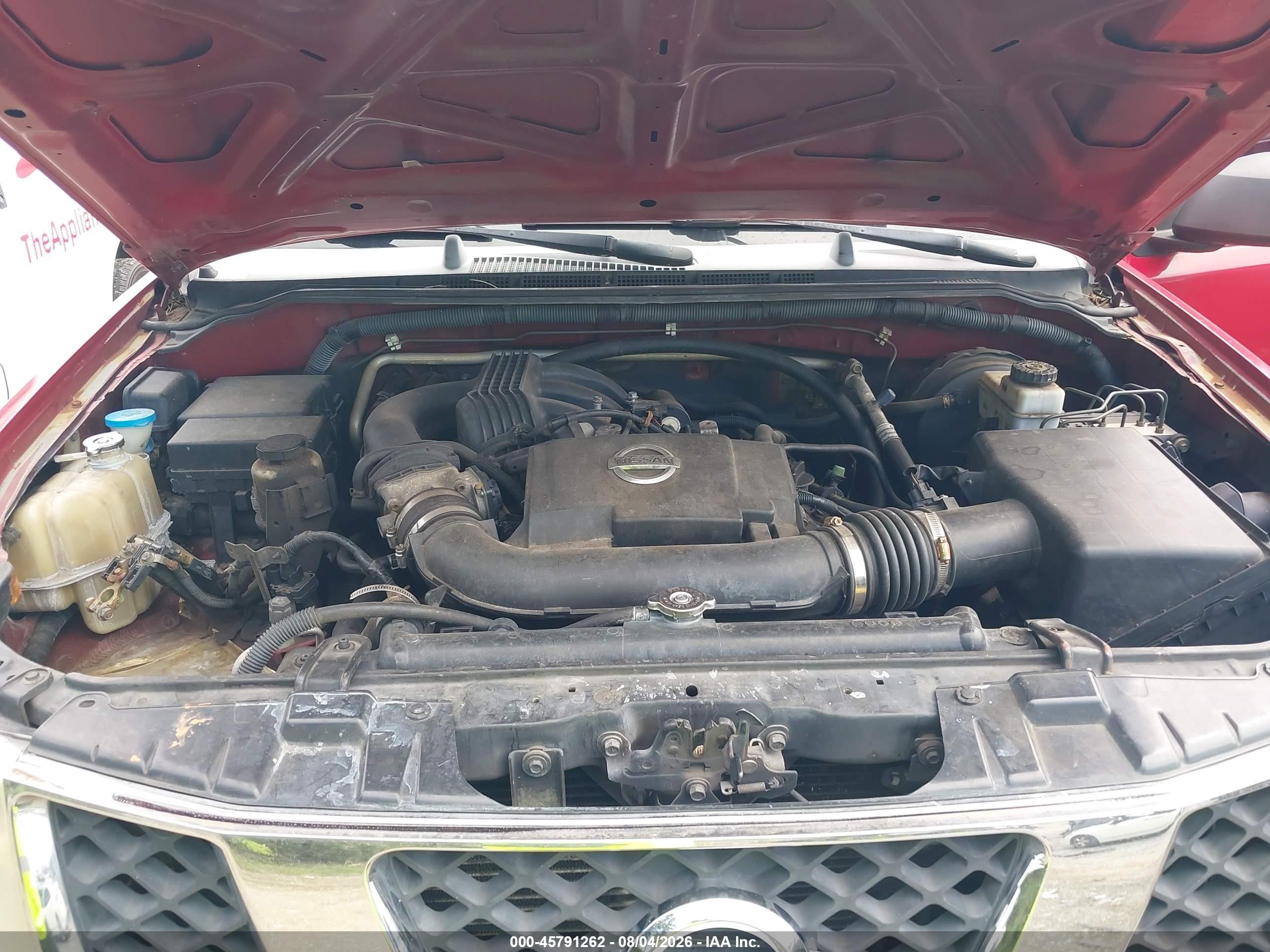 2006 Nissan Frontier Se Red vin: 1N6AD06W96C449704