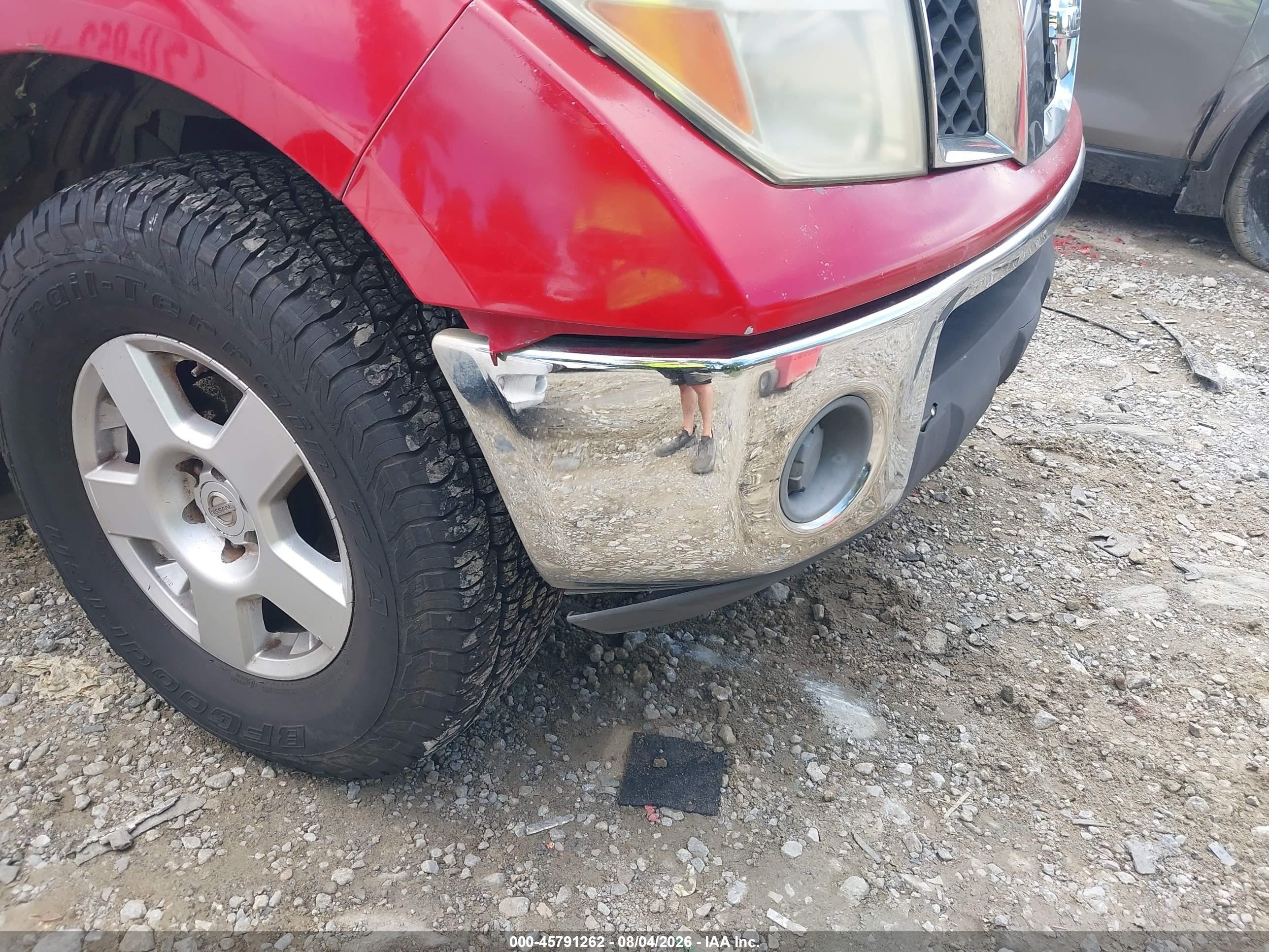 2006 Nissan Frontier Se Red vin: 1N6AD06W96C449704