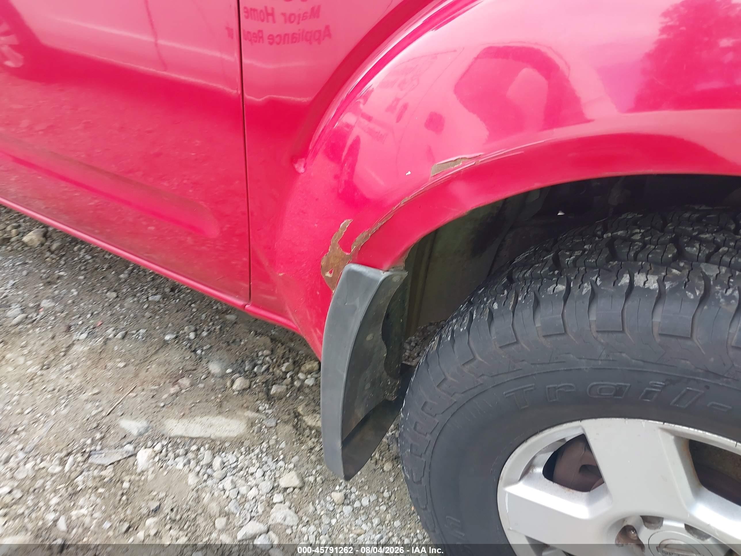 2006 Nissan Frontier Se Red vin: 1N6AD06W96C449704