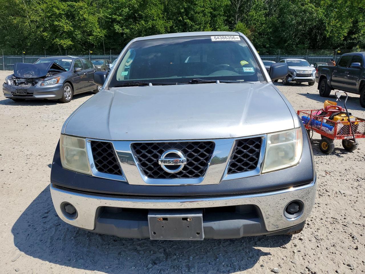 2007 Nissan Frontier Se Silver vin: 1N6AD06W97C428823