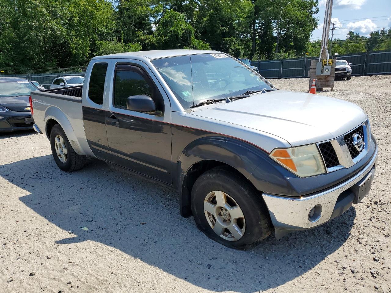 2007 Nissan Frontier Se Silver vin: 1N6AD06W97C428823