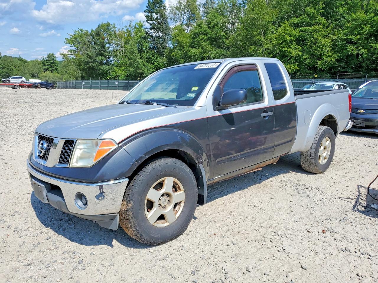 2007 Nissan Frontier Se Silver vin: 1N6AD06W97C428823