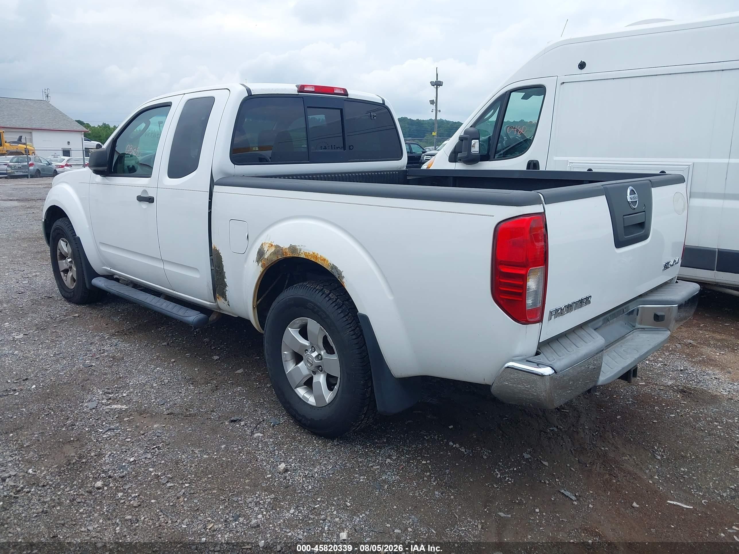 2009 Nissan Frontier Se White vin: 1N6AD06W99C428050