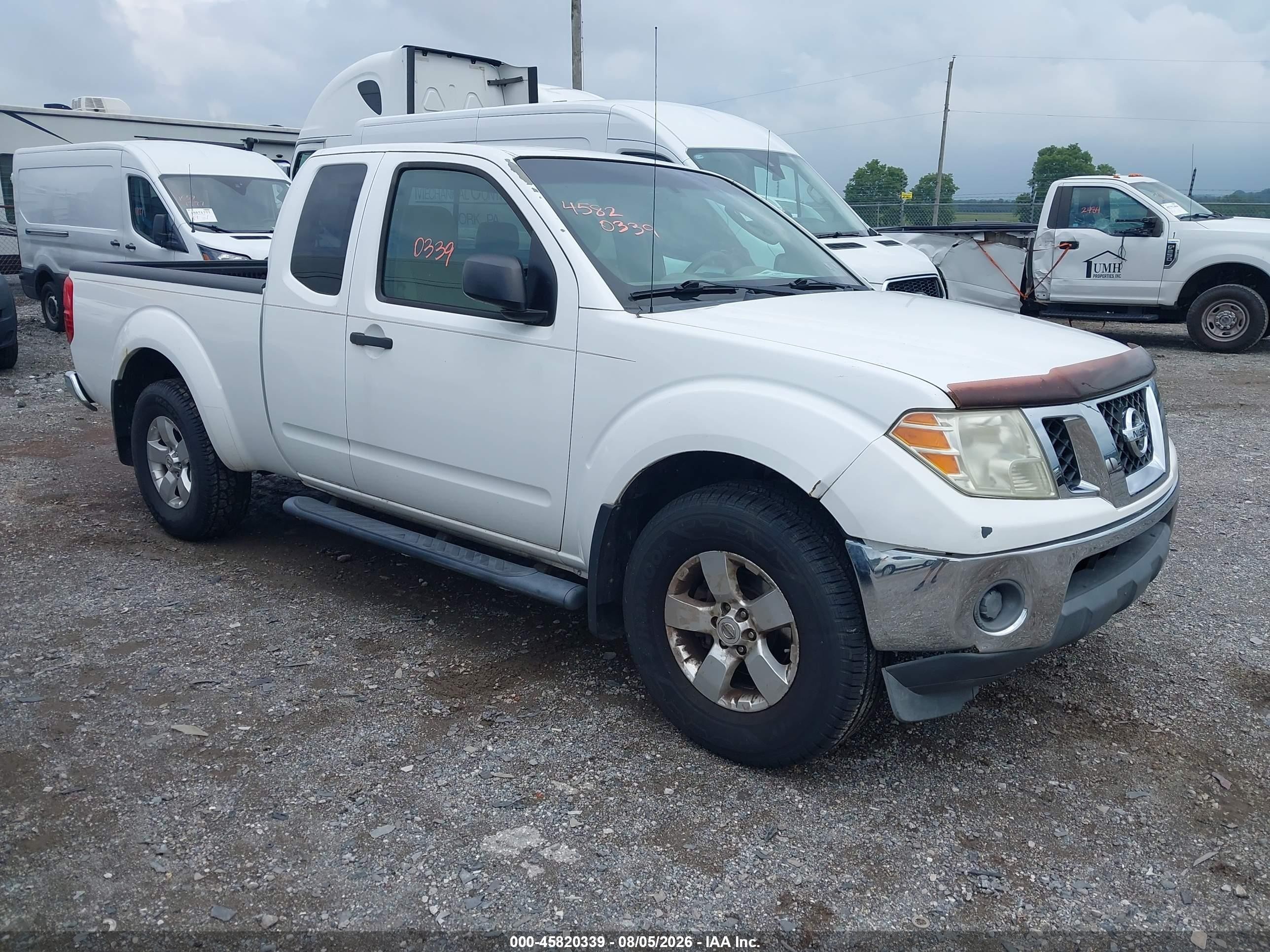 2009 Nissan Frontier Se White vin: 1N6AD06W99C428050