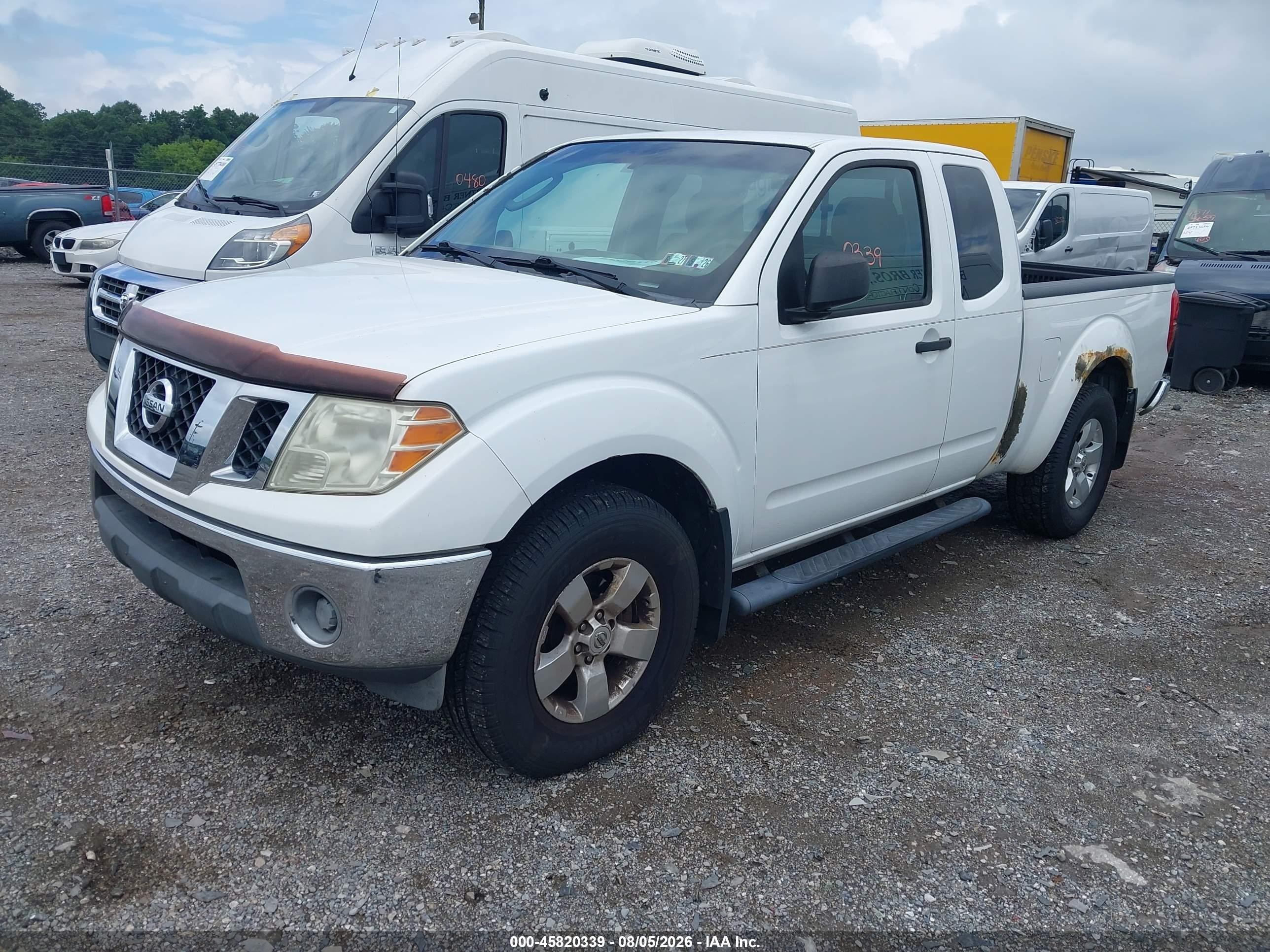 2009 Nissan Frontier Se White vin: 1N6AD06W99C428050
