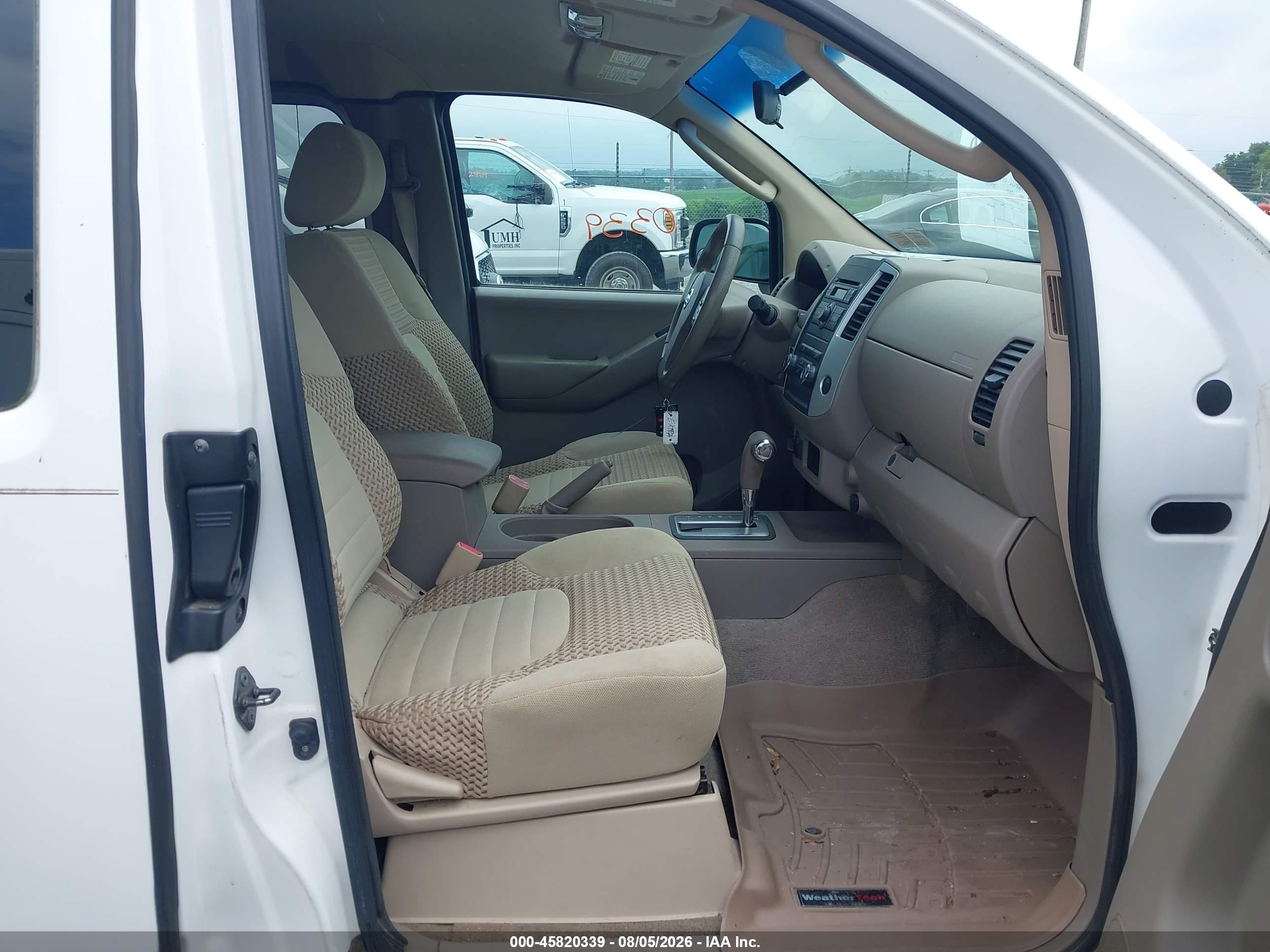 2009 Nissan Frontier Se White vin: 1N6AD06W99C428050