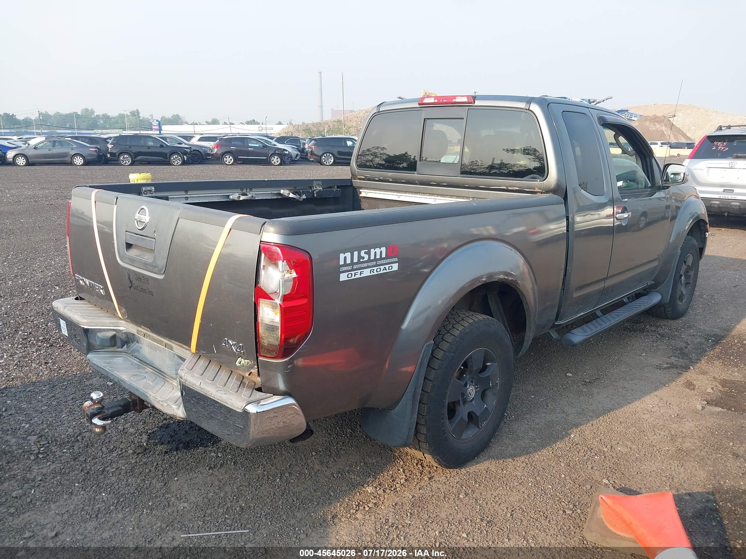 2005 Nissan Frontier 4wd Nismo Gray vin: 1N6AD06WX5C448219
