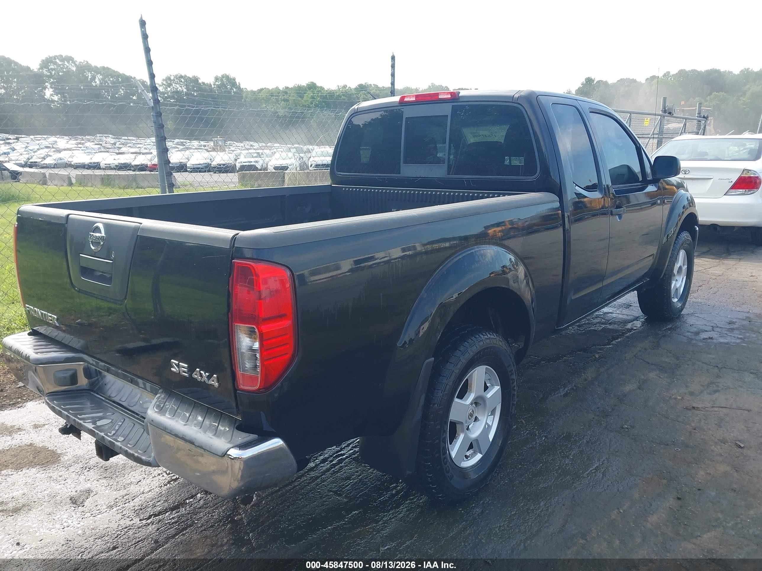 2006 Nissan Frontier Se Black vin: 1N6AD06WX6C442924