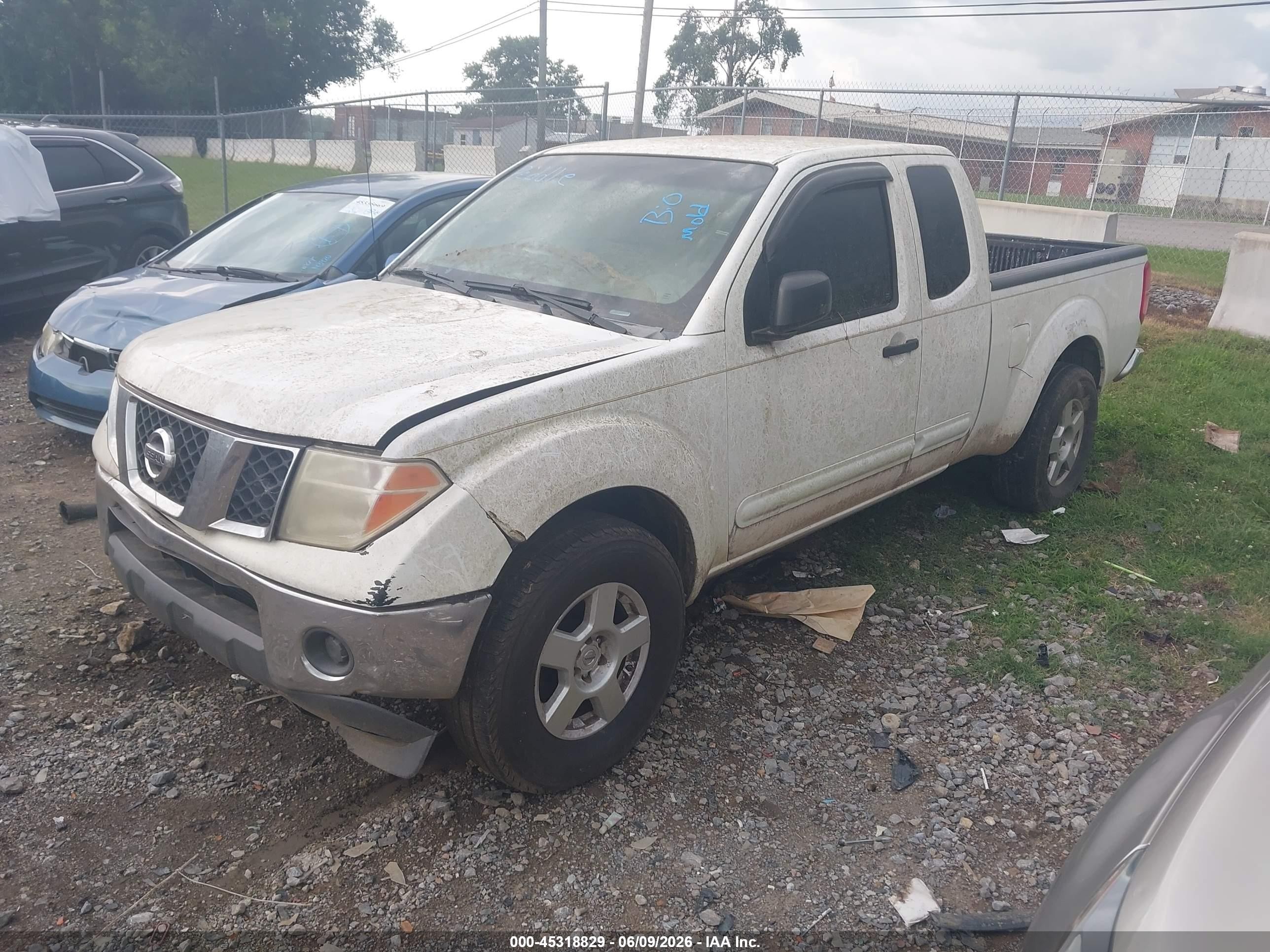 2008 Nissan Frontier Se White vin: 1N6AD06WX8C441839