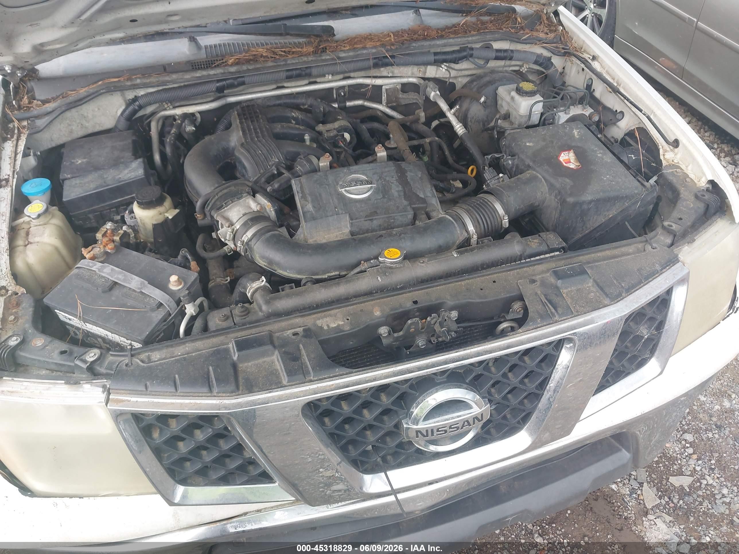 2008 Nissan Frontier Se White vin: 1N6AD06WX8C441839
