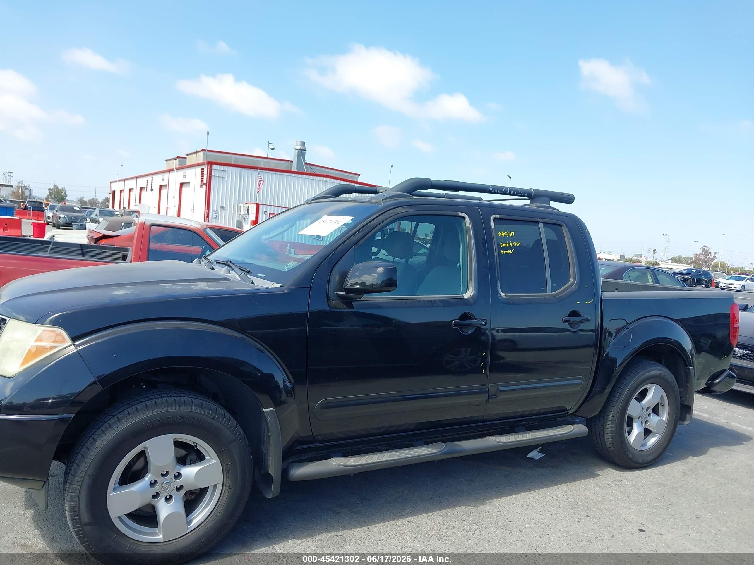 2005 Nissan Frontier 2wd Le Black vin: 1N6AD07U05C408518