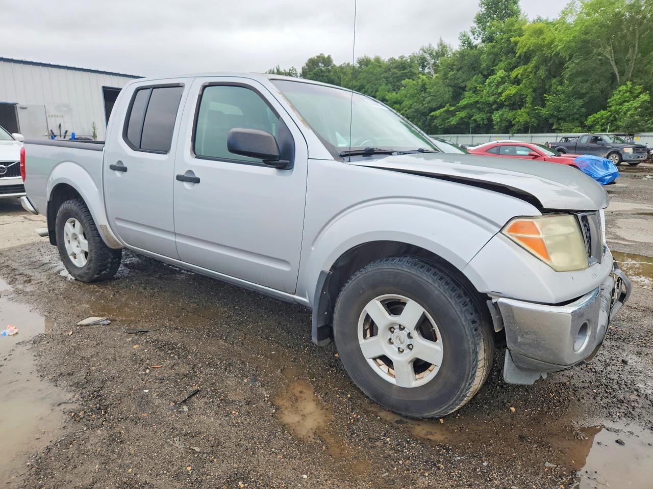 2006 Nissan Frontier Se Серебряный vin: 1N6AD07U06C411632