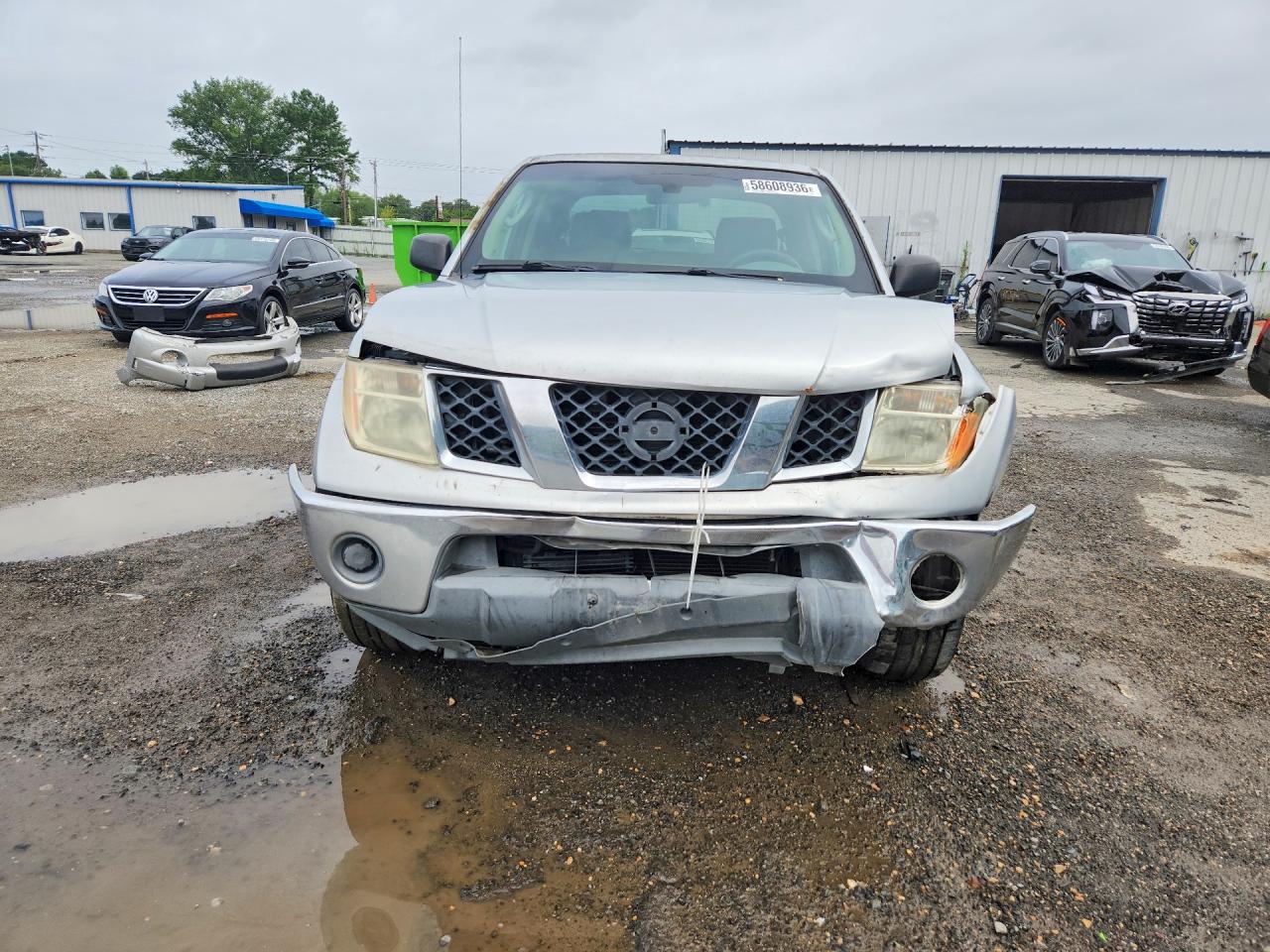 2006 Nissan Frontier Se Серебряный vin: 1N6AD07U06C411632