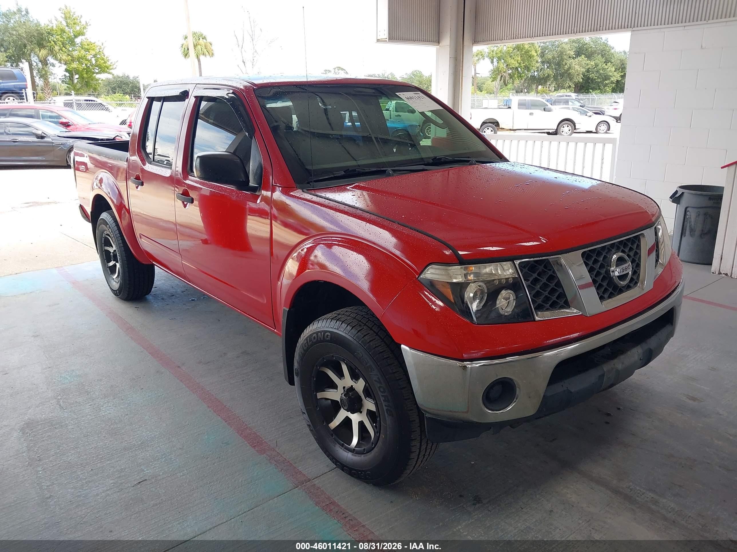 2006 Nissan Frontier Se Red vin: 1N6AD07U06C457848