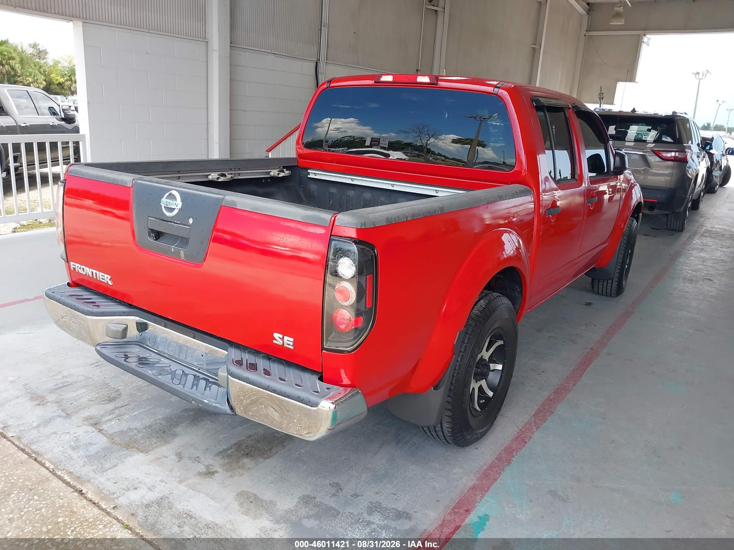 2006 Nissan Frontier Se Red vin: 1N6AD07U06C457848