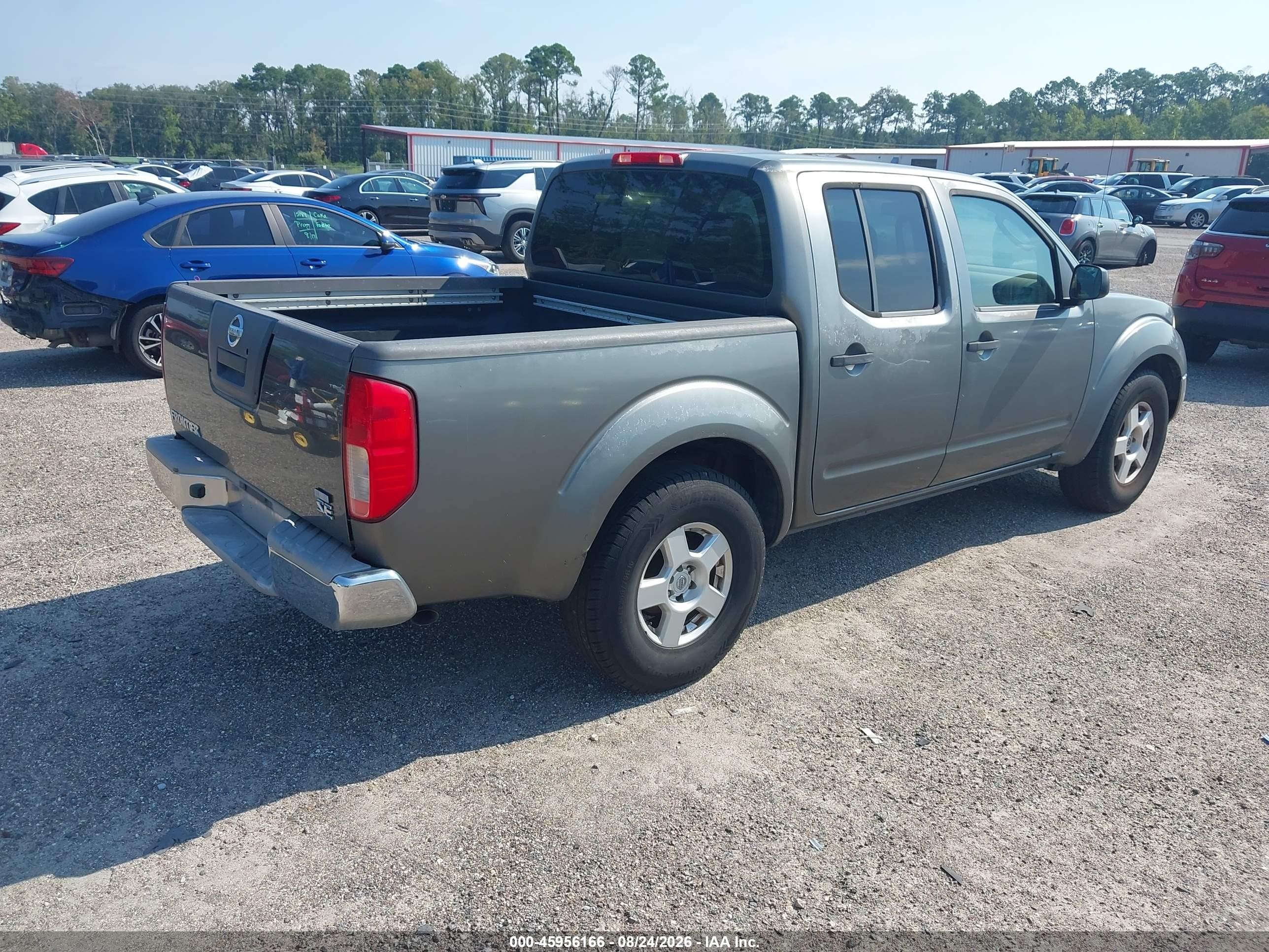 2006 Nissan Frontier Se Gray vin: 1N6AD07U06C464931
