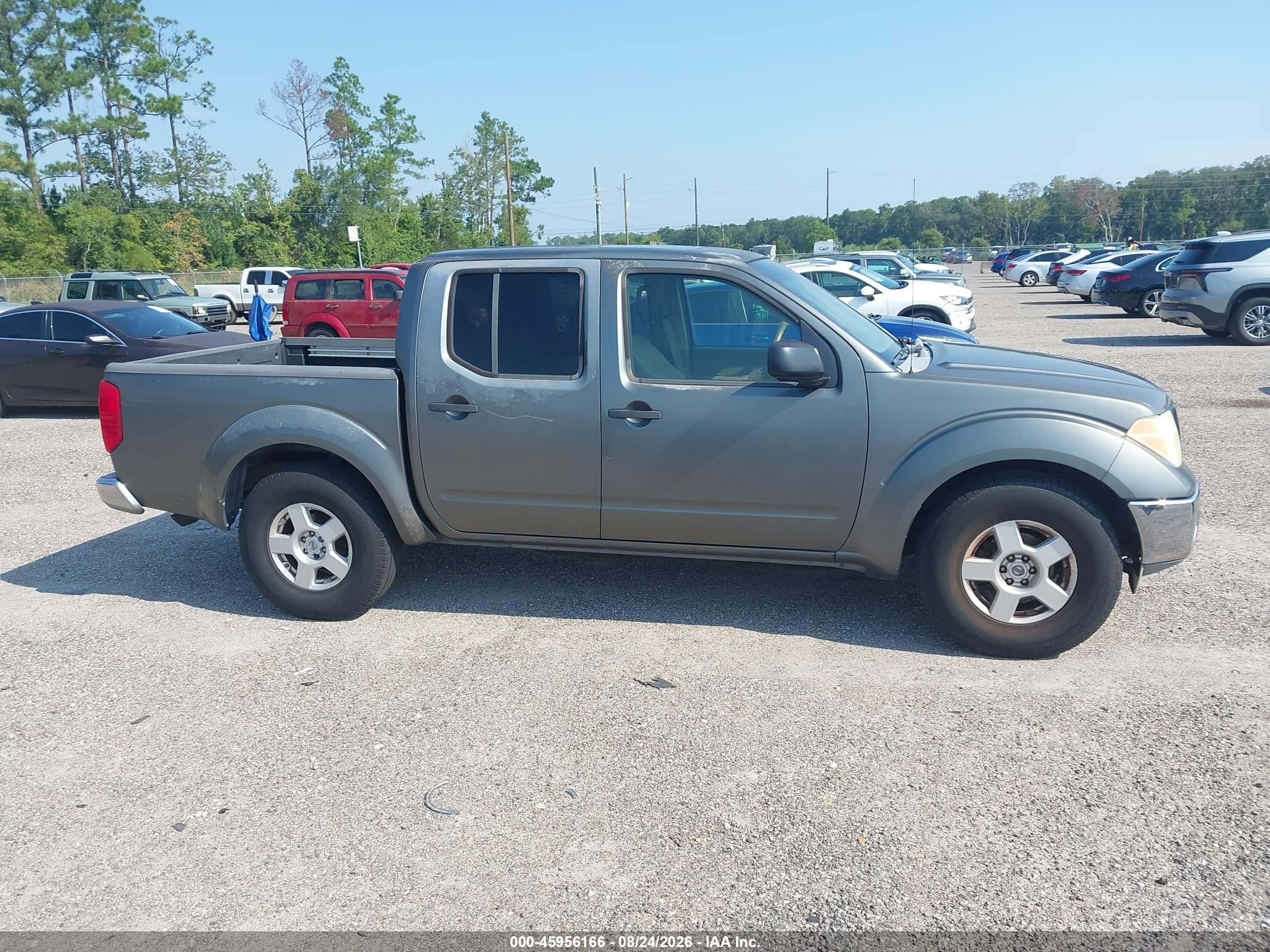 2006 Nissan Frontier Se Gray vin: 1N6AD07U06C464931