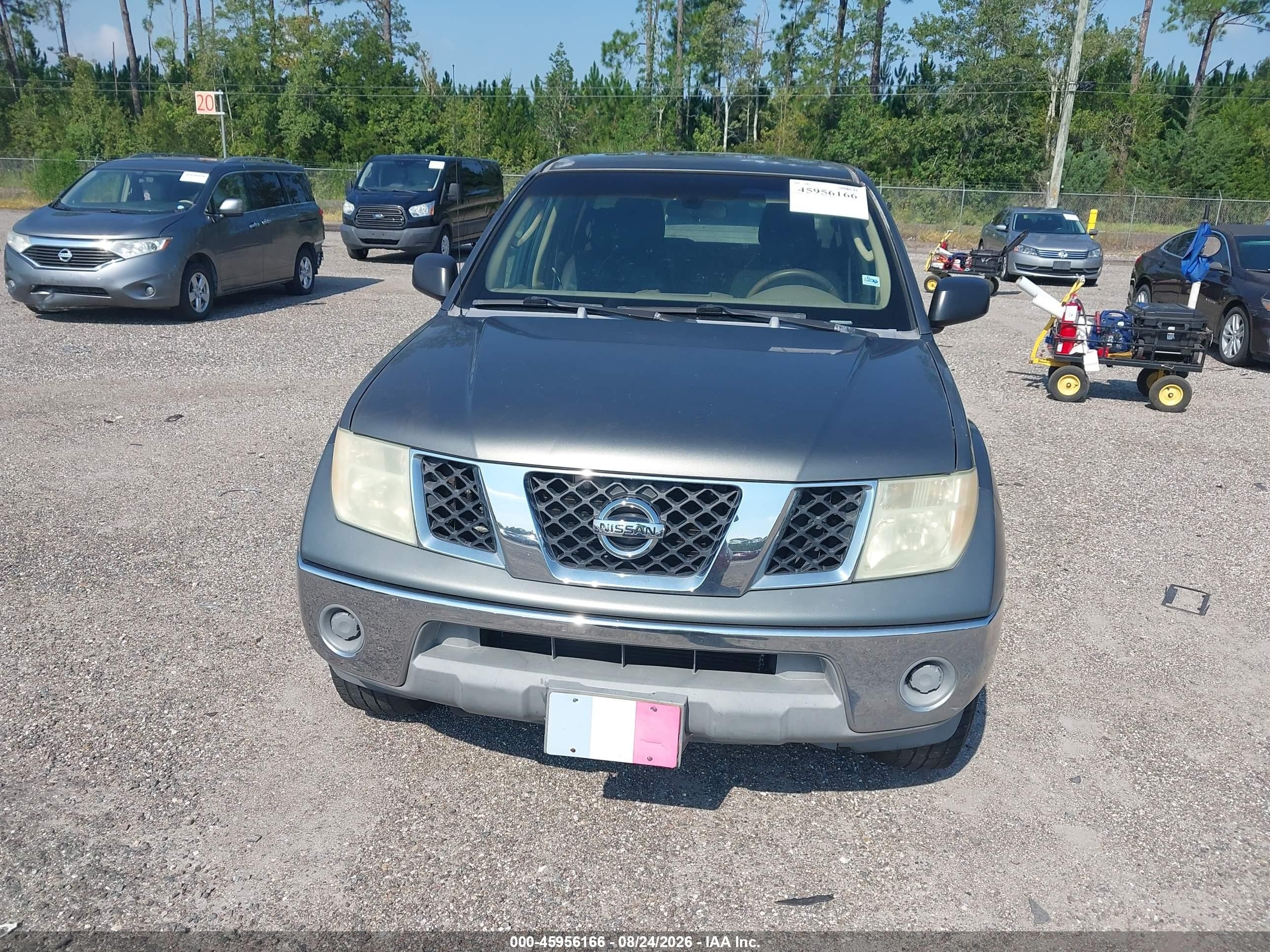2006 Nissan Frontier Se Gray vin: 1N6AD07U06C464931