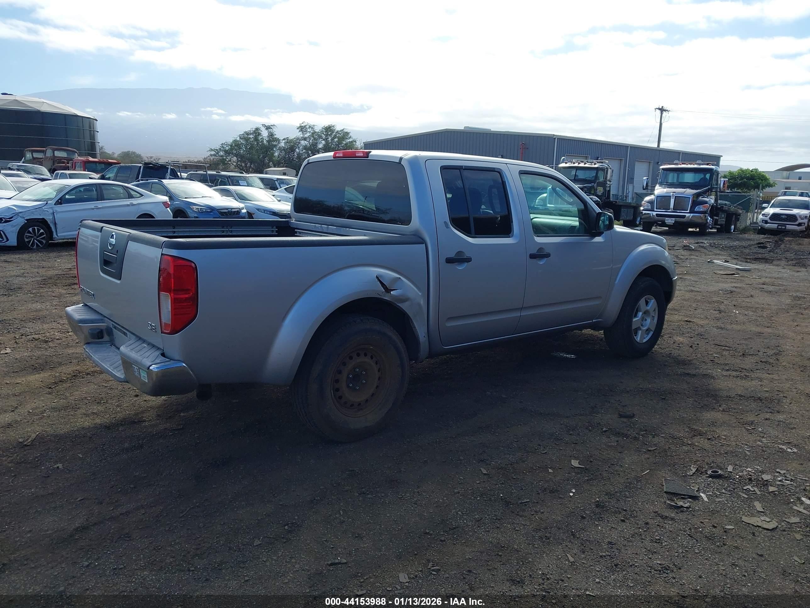 2006 Nissan Frontier Se Silver vin: 1N6AD07U06C465450