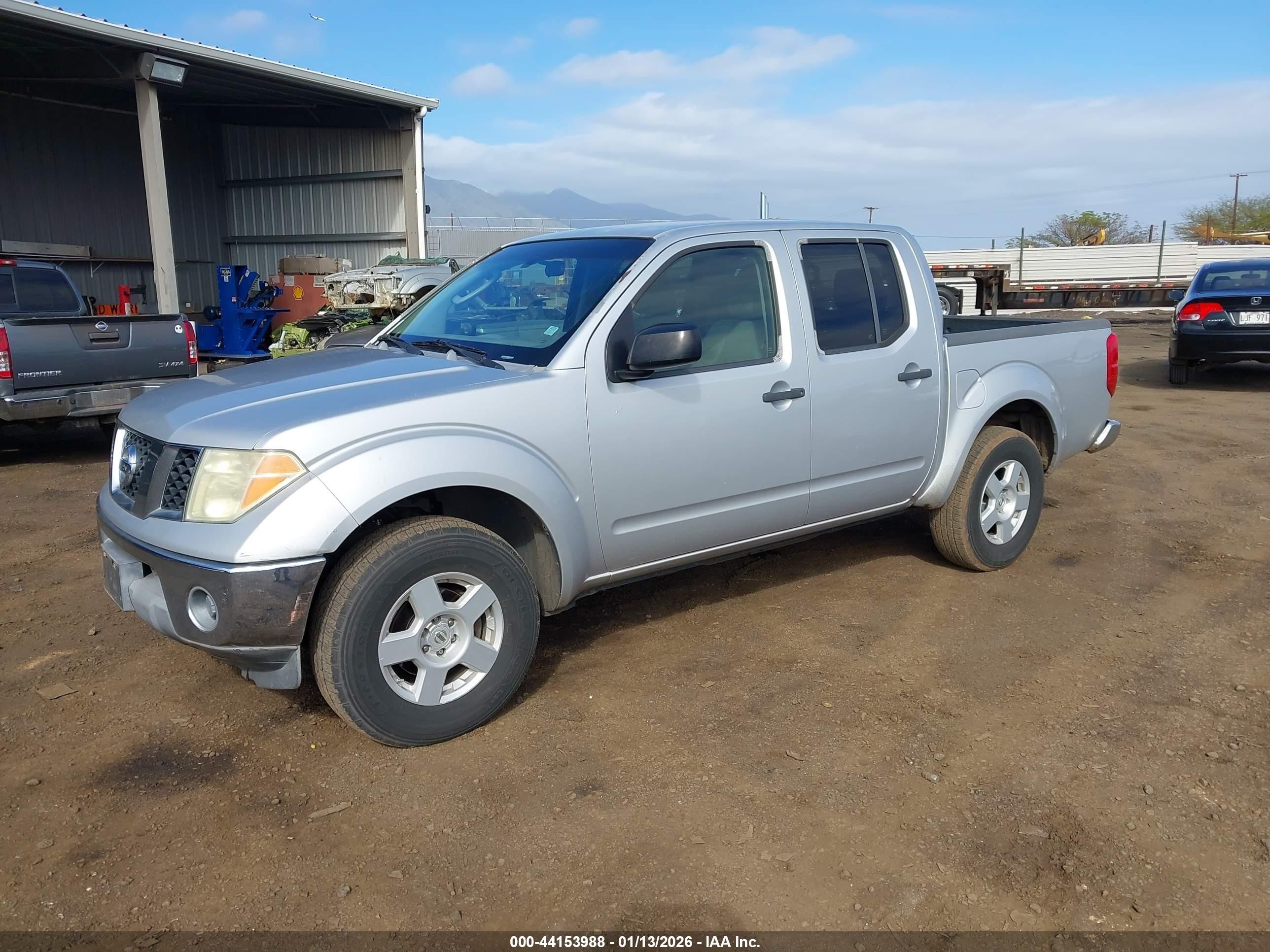 2006 Nissan Frontier Se Silver vin: 1N6AD07U06C465450