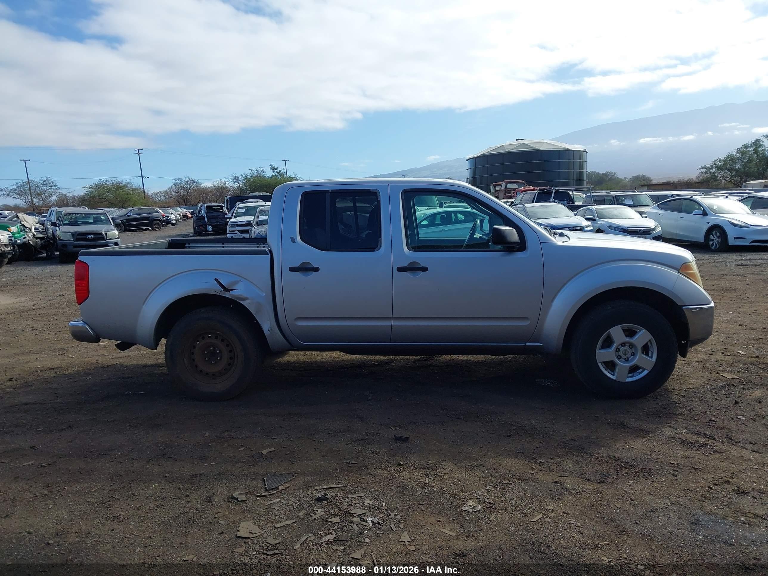2006 Nissan Frontier Se Silver vin: 1N6AD07U06C465450