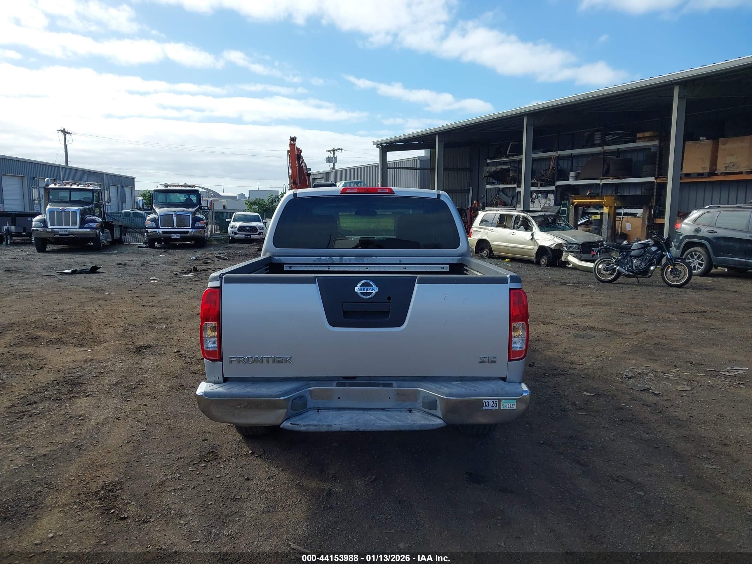 2006 Nissan Frontier Se Silver vin: 1N6AD07U06C465450