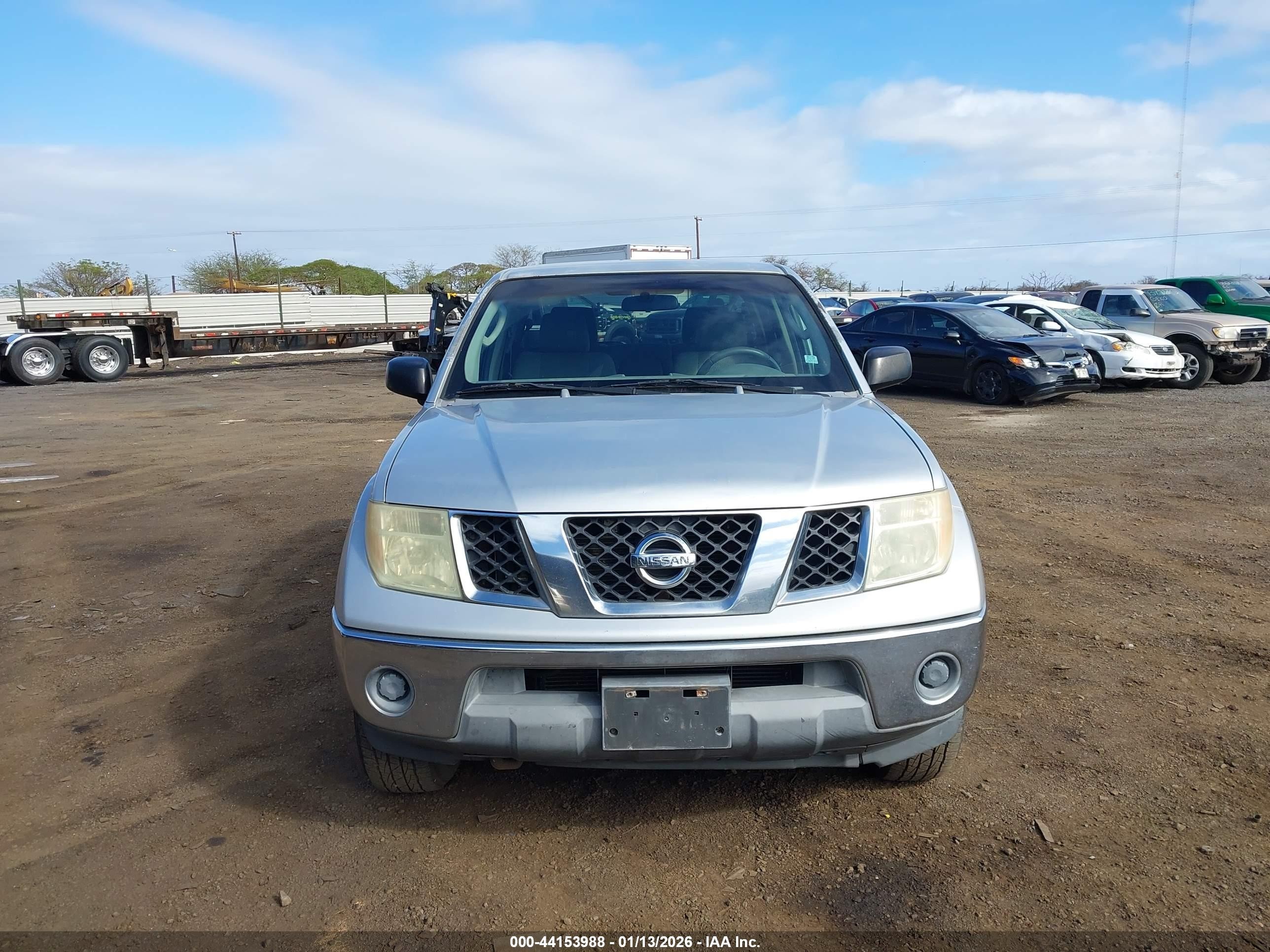 2006 Nissan Frontier Se Silver vin: 1N6AD07U06C465450