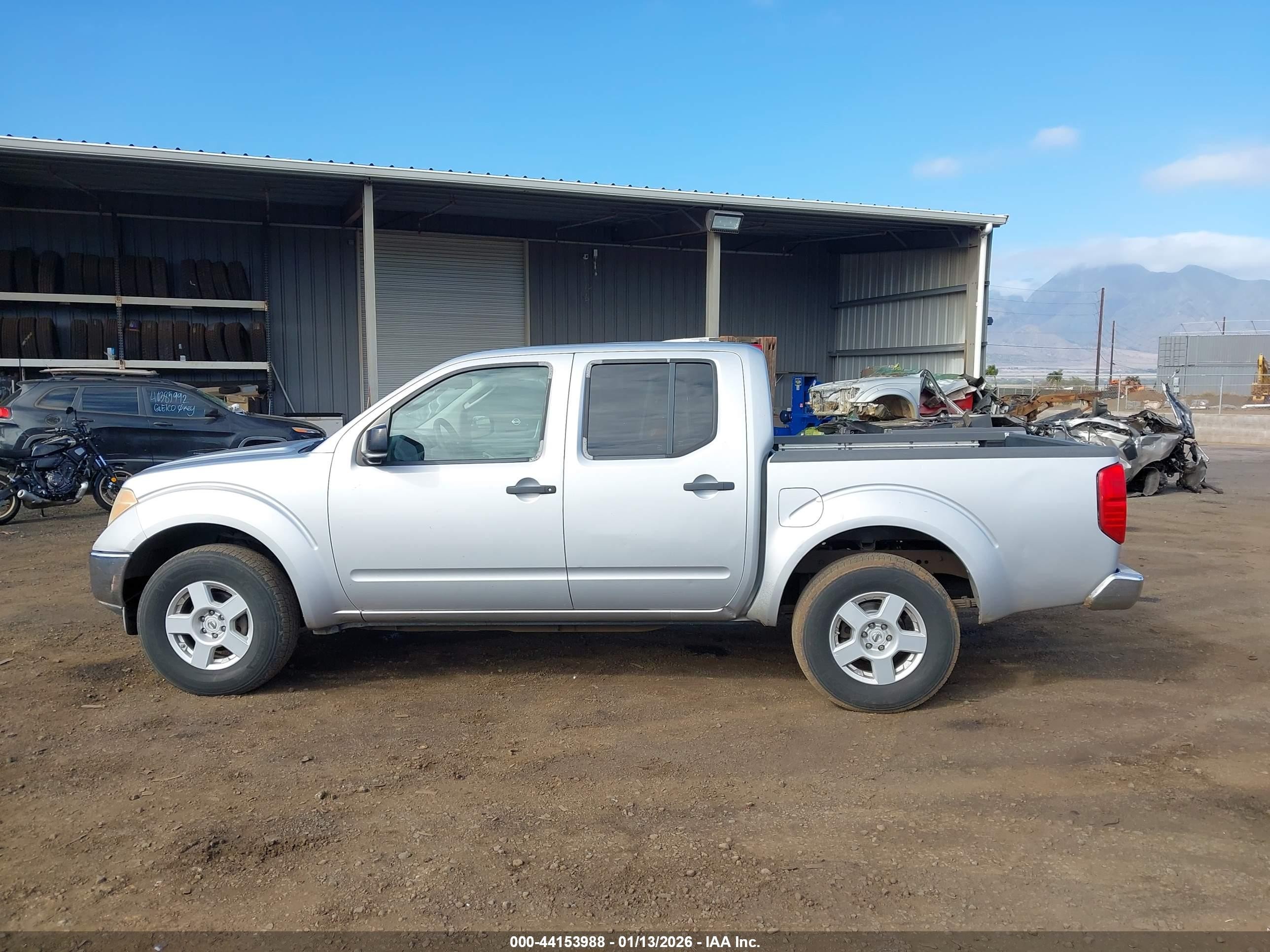 2006 Nissan Frontier Se Silver vin: 1N6AD07U06C465450