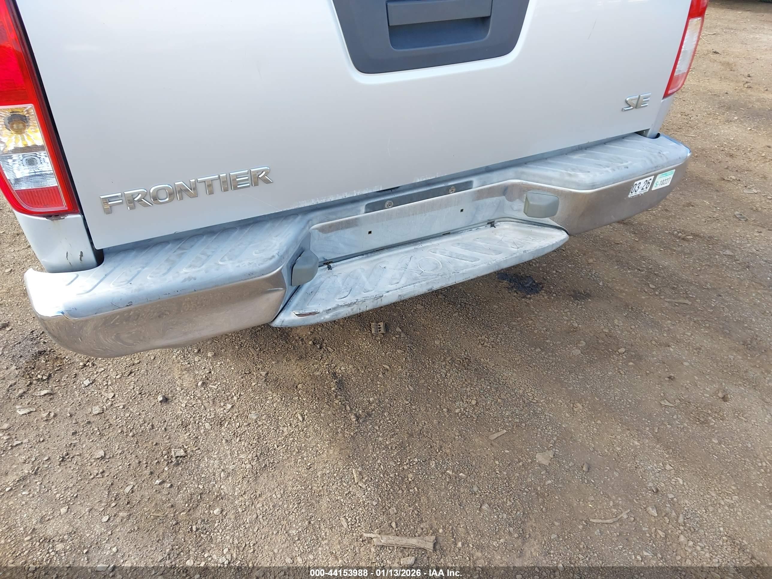 2006 Nissan Frontier Se Silver vin: 1N6AD07U06C465450