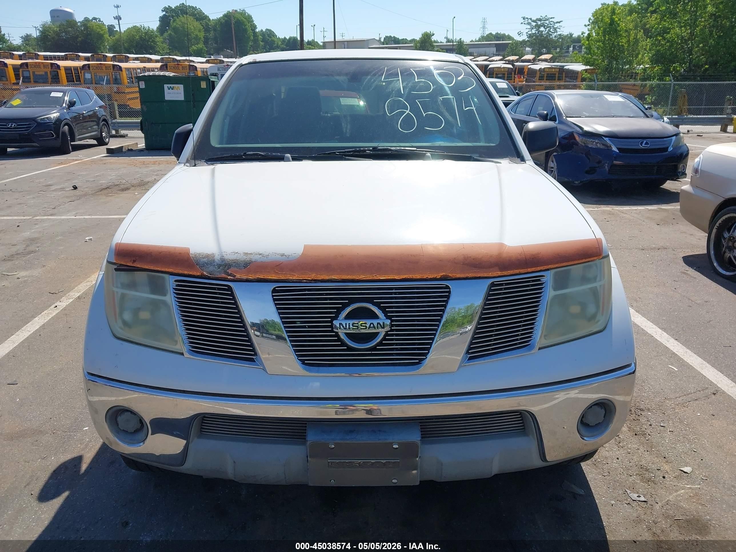 2006 Nissan Frontier Se Белый vin: 1N6AD07U06C470468