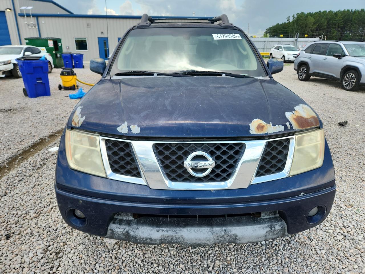 2007 Nissan Frontier Se Blue vin: 1N6AD07U07C407243