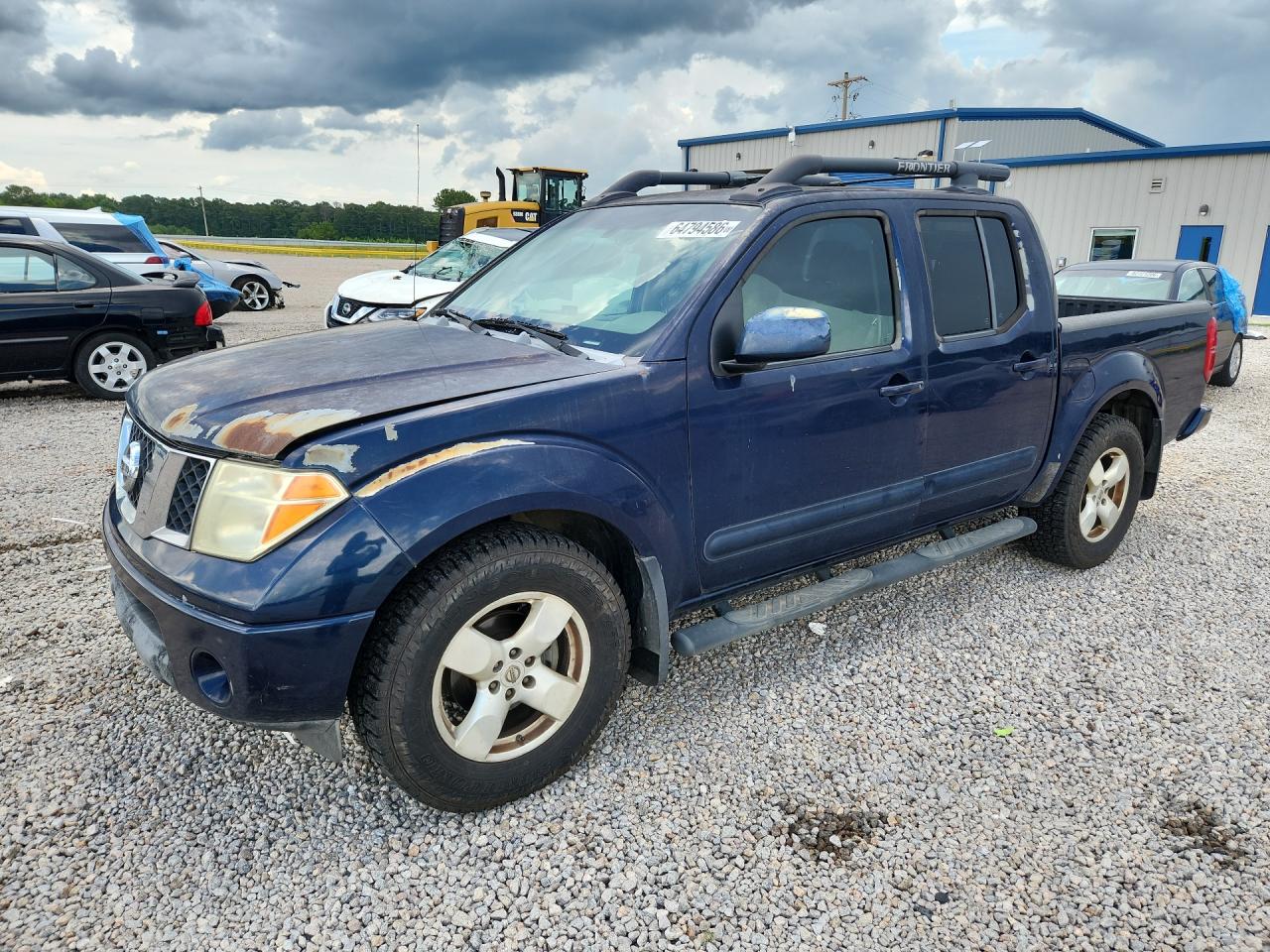 2007 Nissan Frontier Se Синий vin: 1N6AD07U07C407243